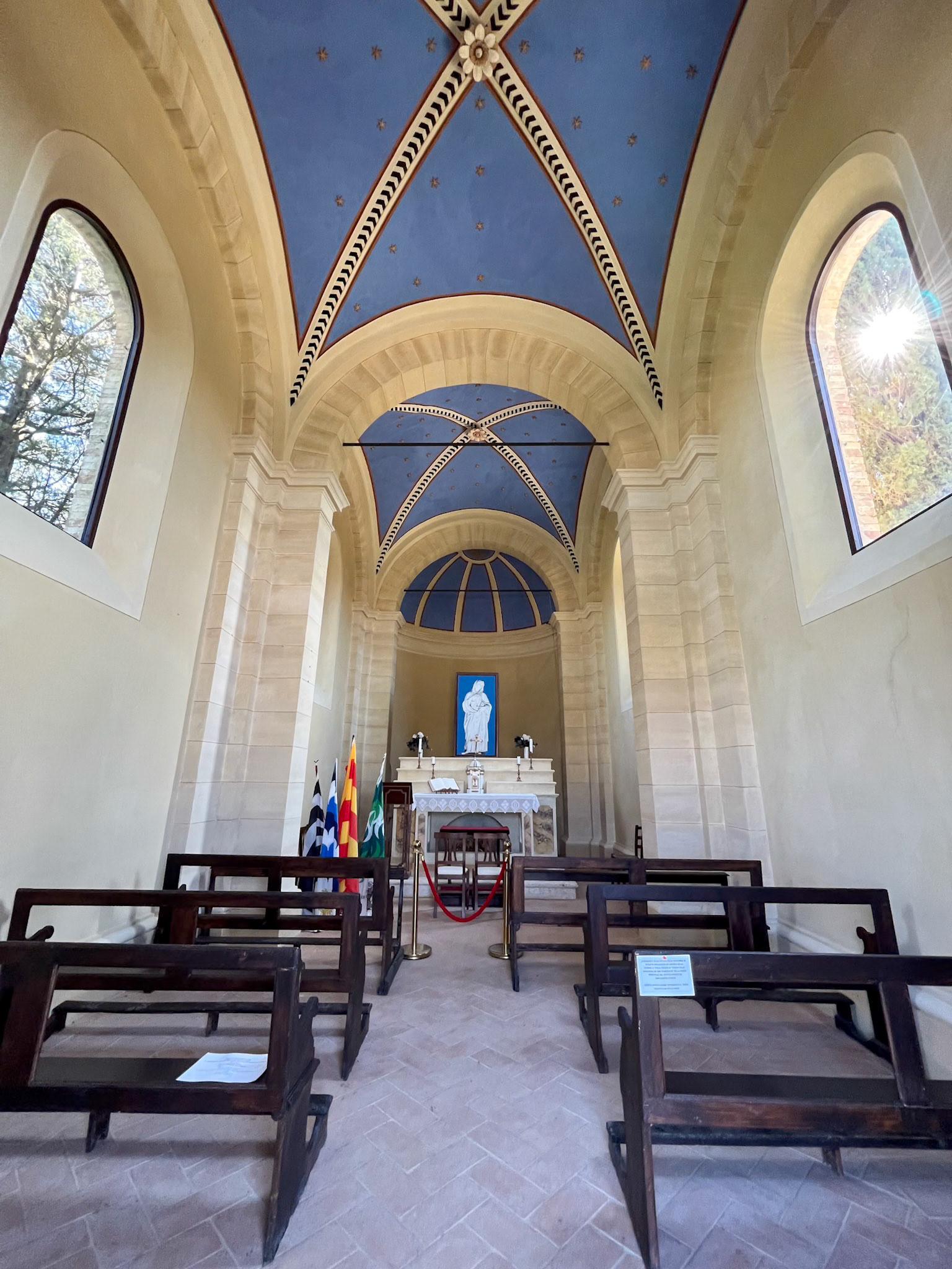 Madonna della Vialeta Chapel interior