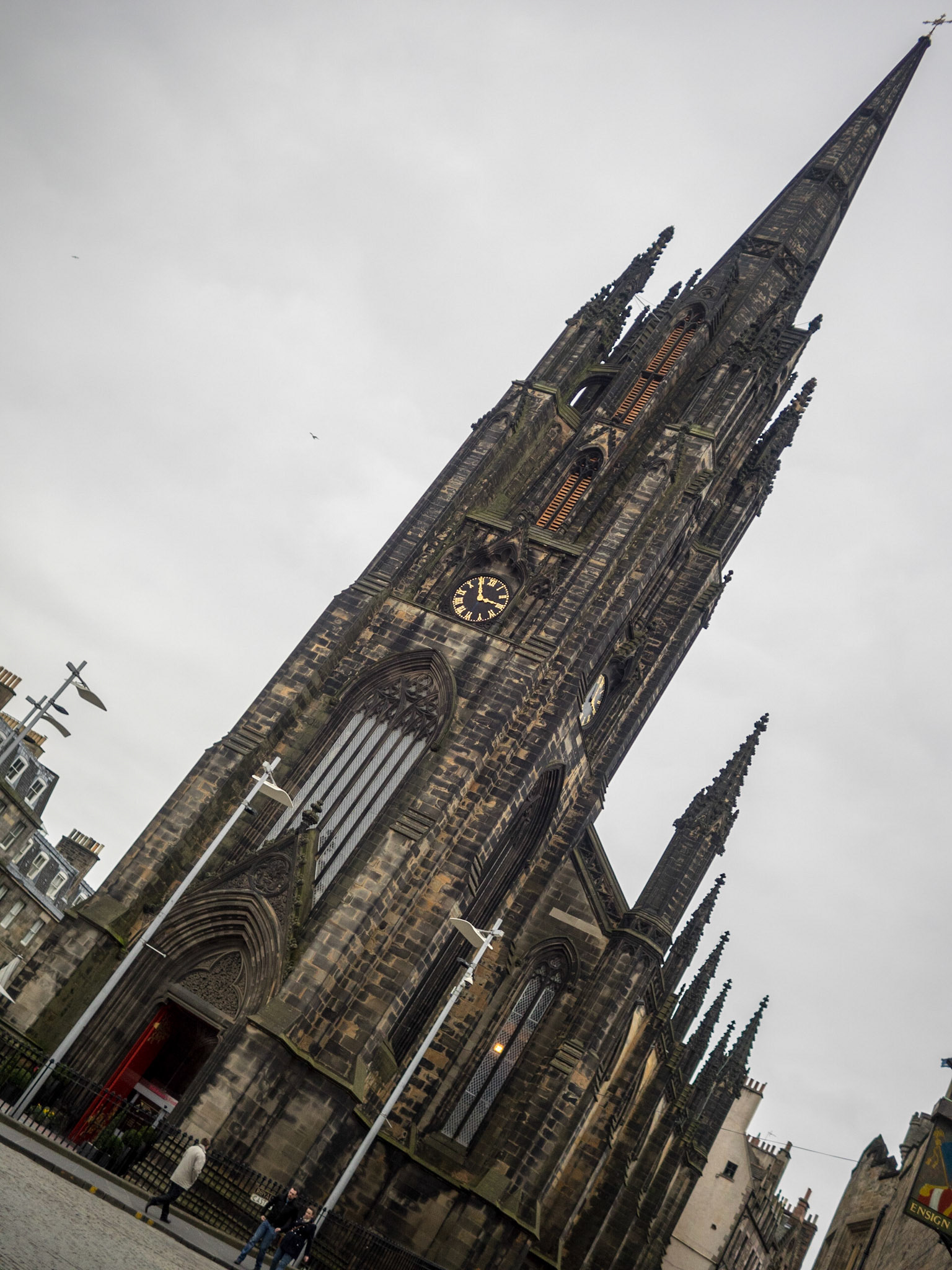 The Hud building facade
