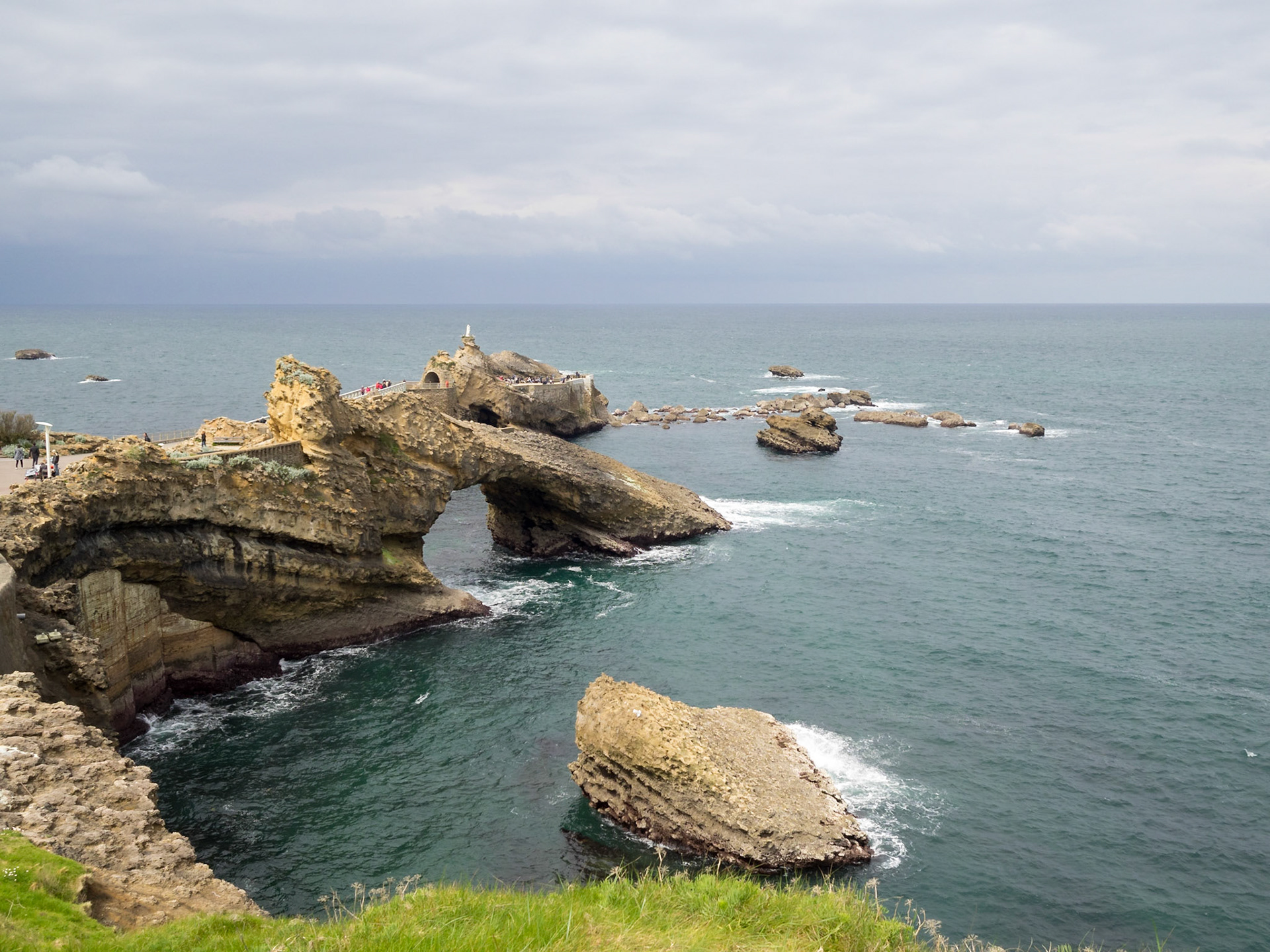 The Rock of the Blessed Virgin in Biarritz