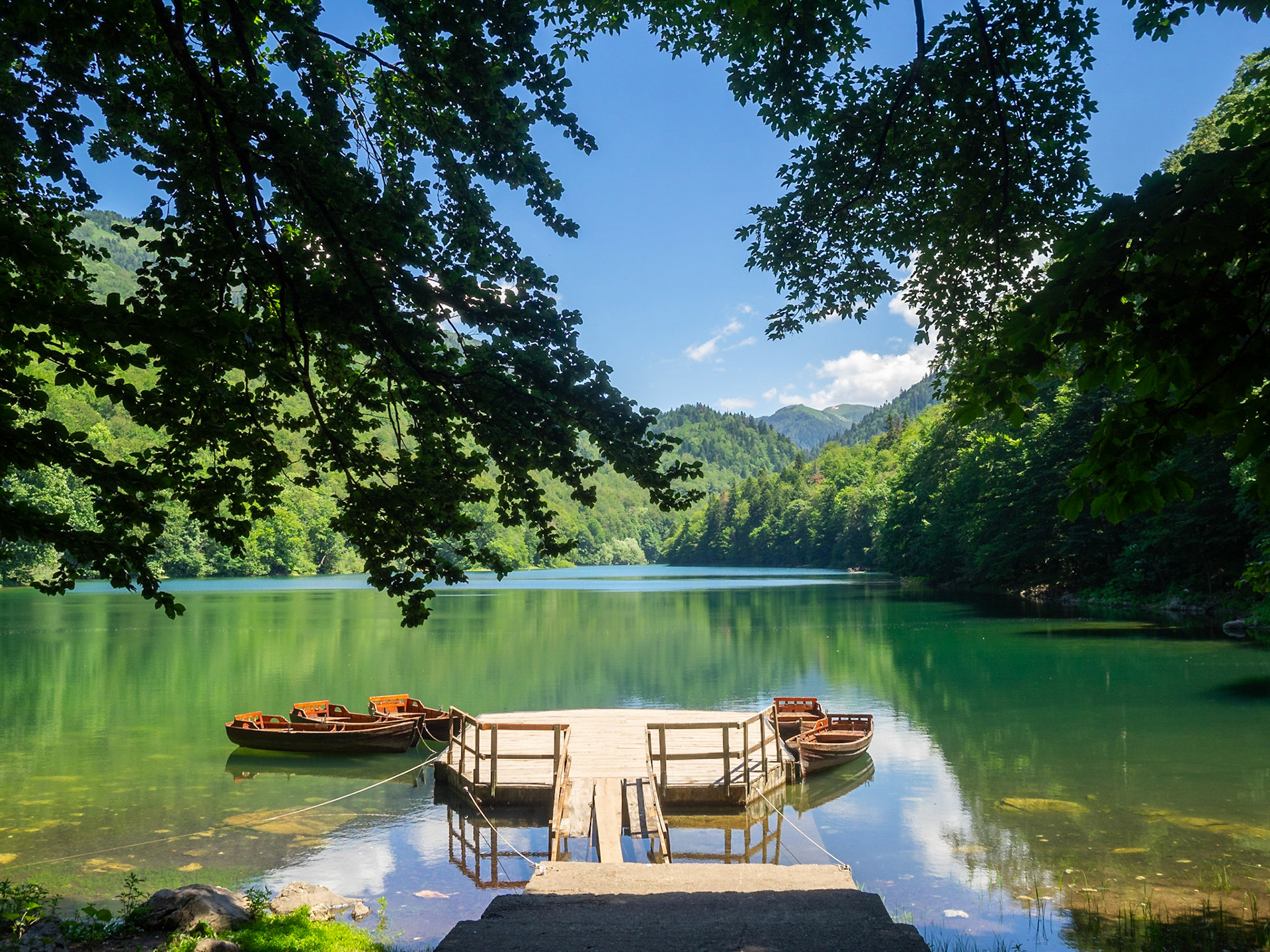Lake Biograd general view