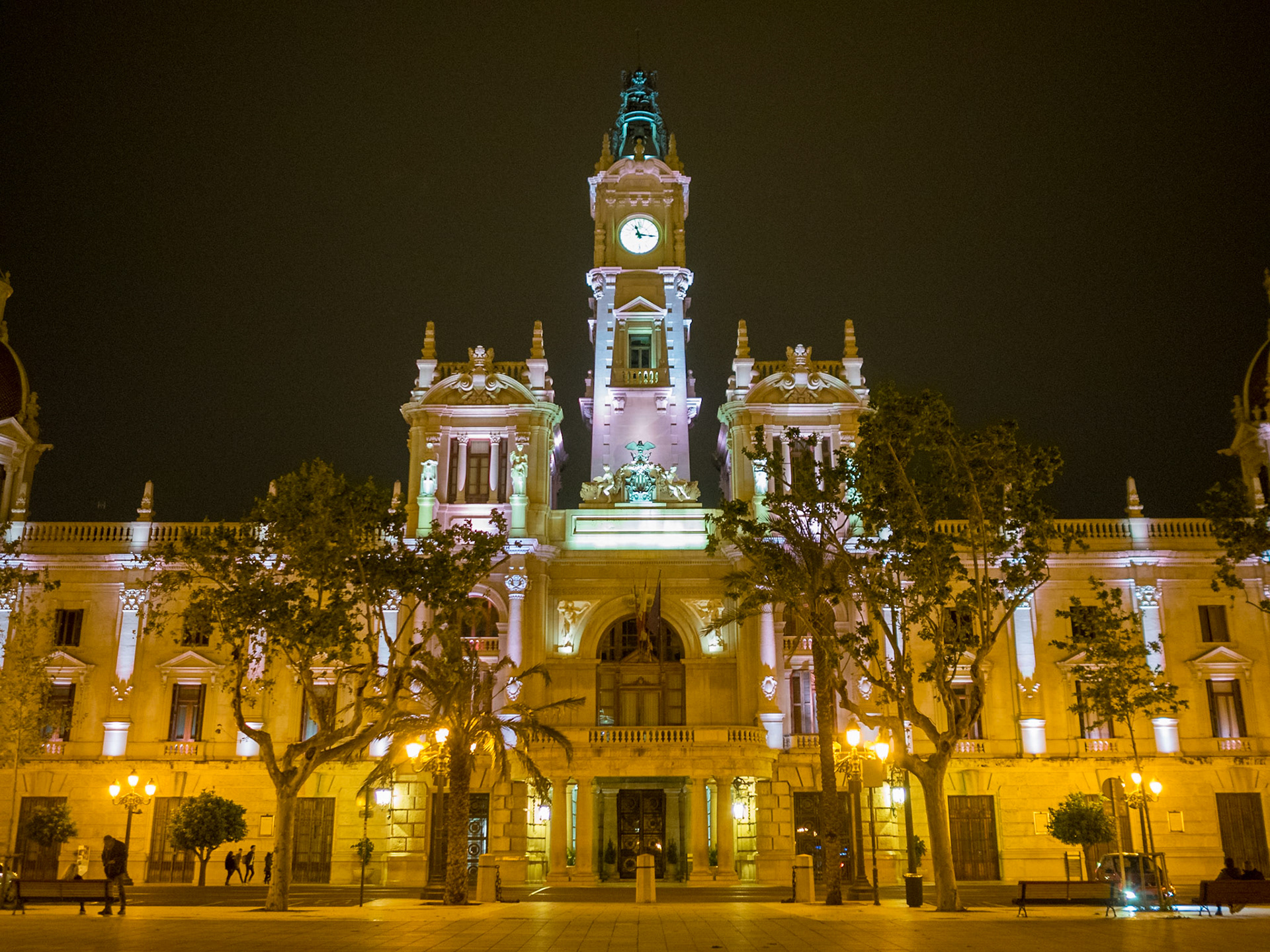 Valencia City Hall night shot