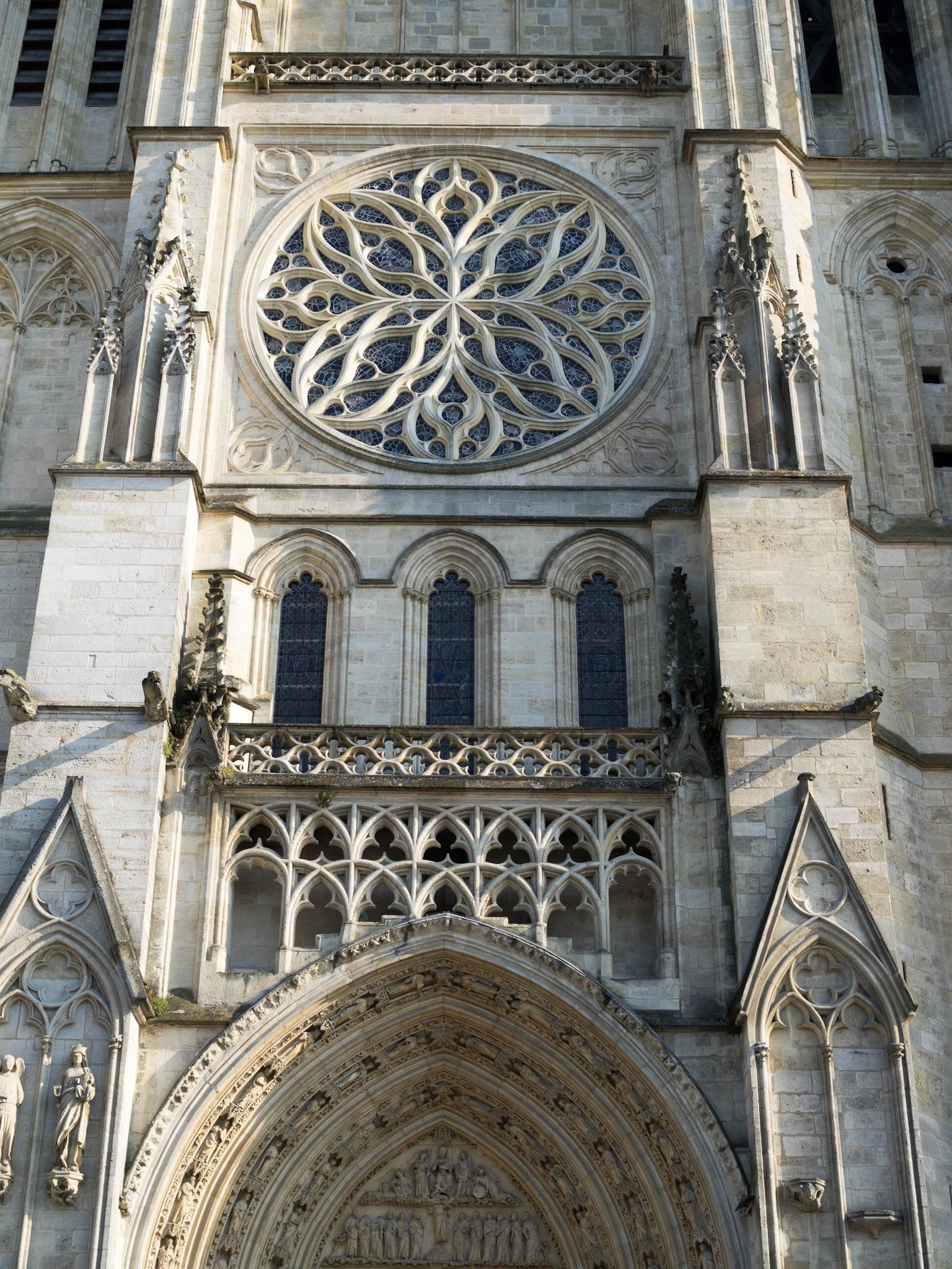 Bordeaux Cathedral facade detail