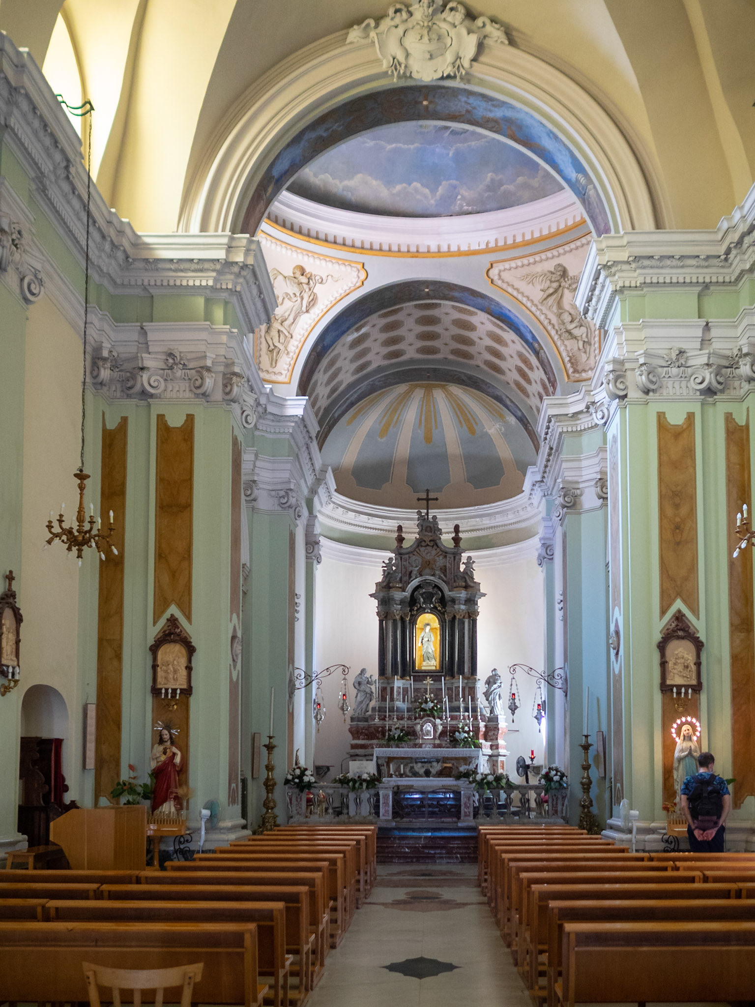 Interior of the Chiesa San Biagio in Sant'Agata alla Fornace