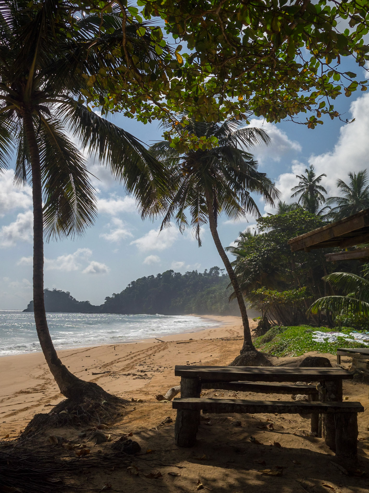Male Beach in south São Tomé