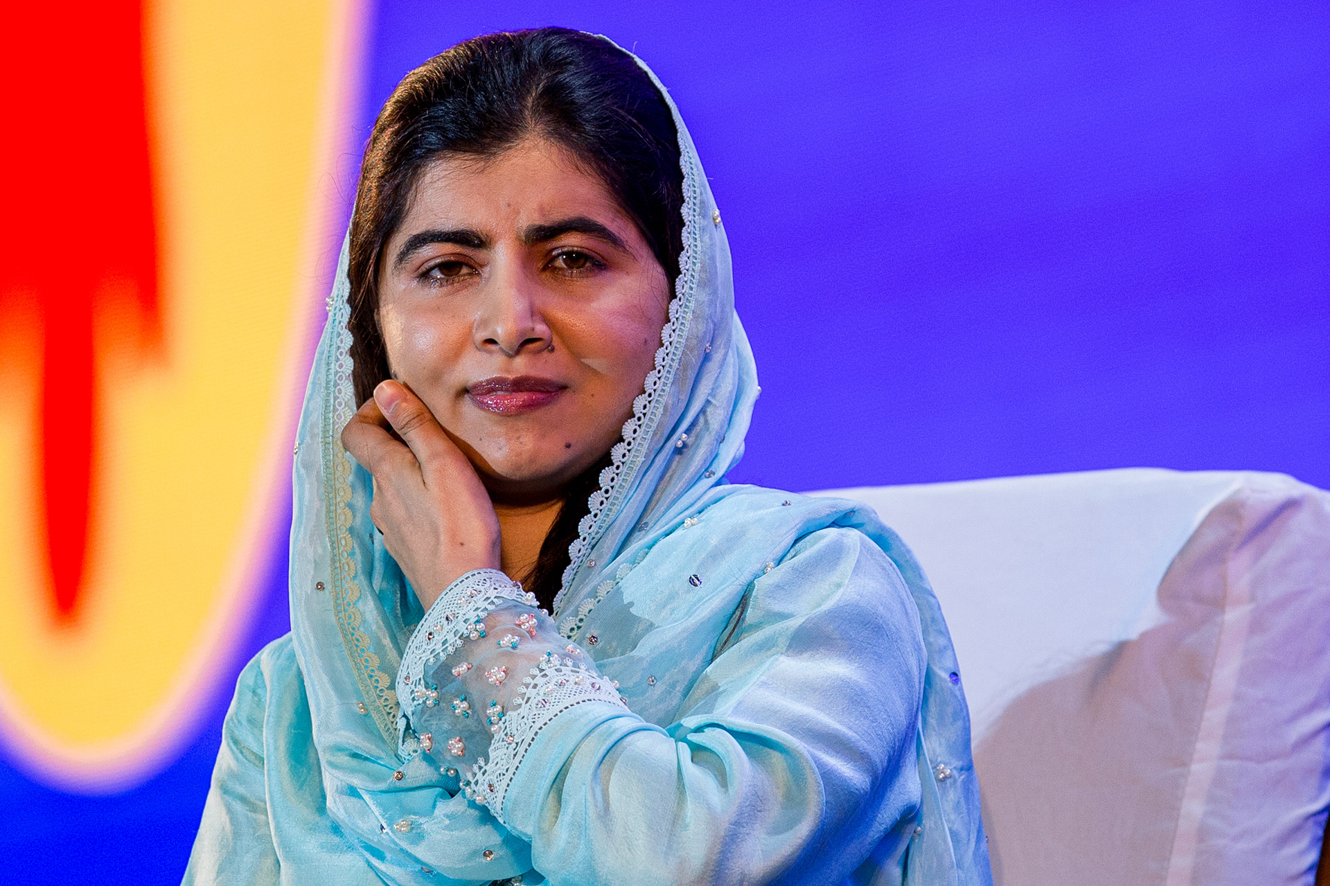 Cobertura fotojornalística da ativista Malala Yousafzai durante o Web Summit Rio por Claudia Martini Foto e Vídeo.