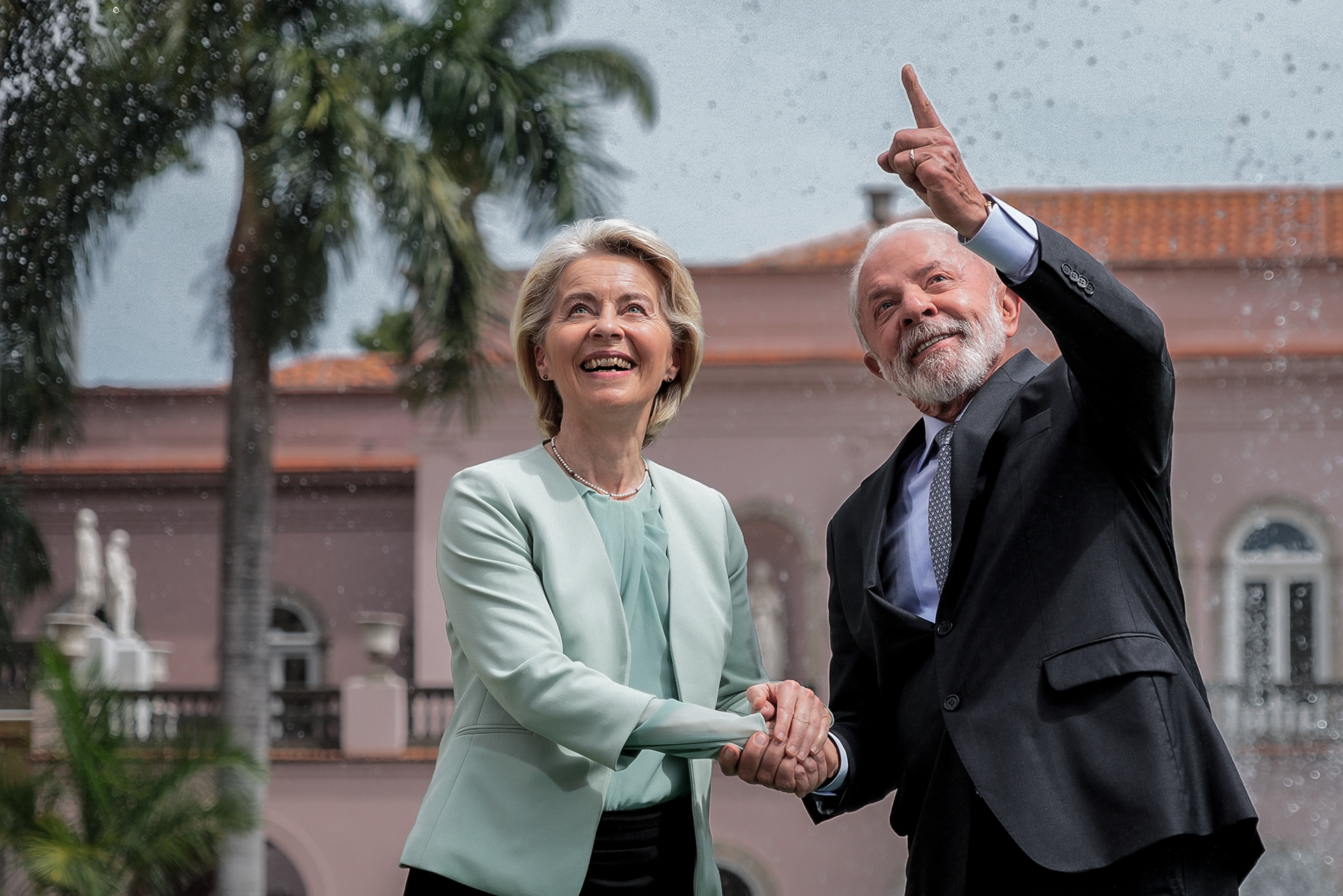 Cobertura fotojornalística da reunião do Presidente Luiz Inácio Lula da Silva e a presidente da Comissão Europeia, Ursula von der Leyen, no Palacio do Itamaraty, um dia antes da assinatura do acordo comercial entre o Mercosul e a União Europeia em Assunção, no Paraguai,  Rio de Janeiro, por Claudia Martini Foto e Vídeo.