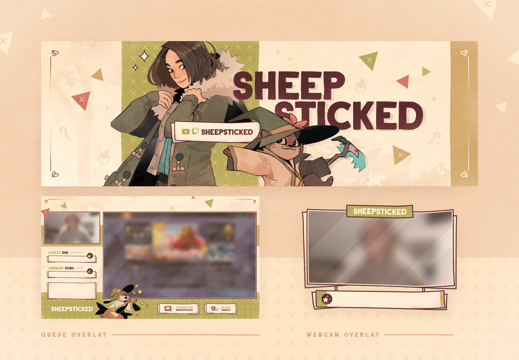 Sheepsticked Stream Overlays