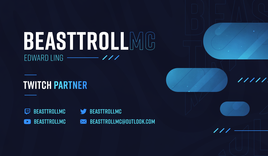 Streamer Business Card