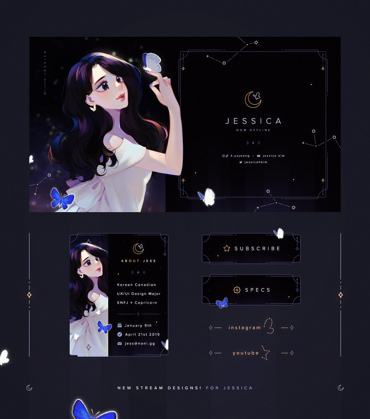 Jessica Stream Overlays