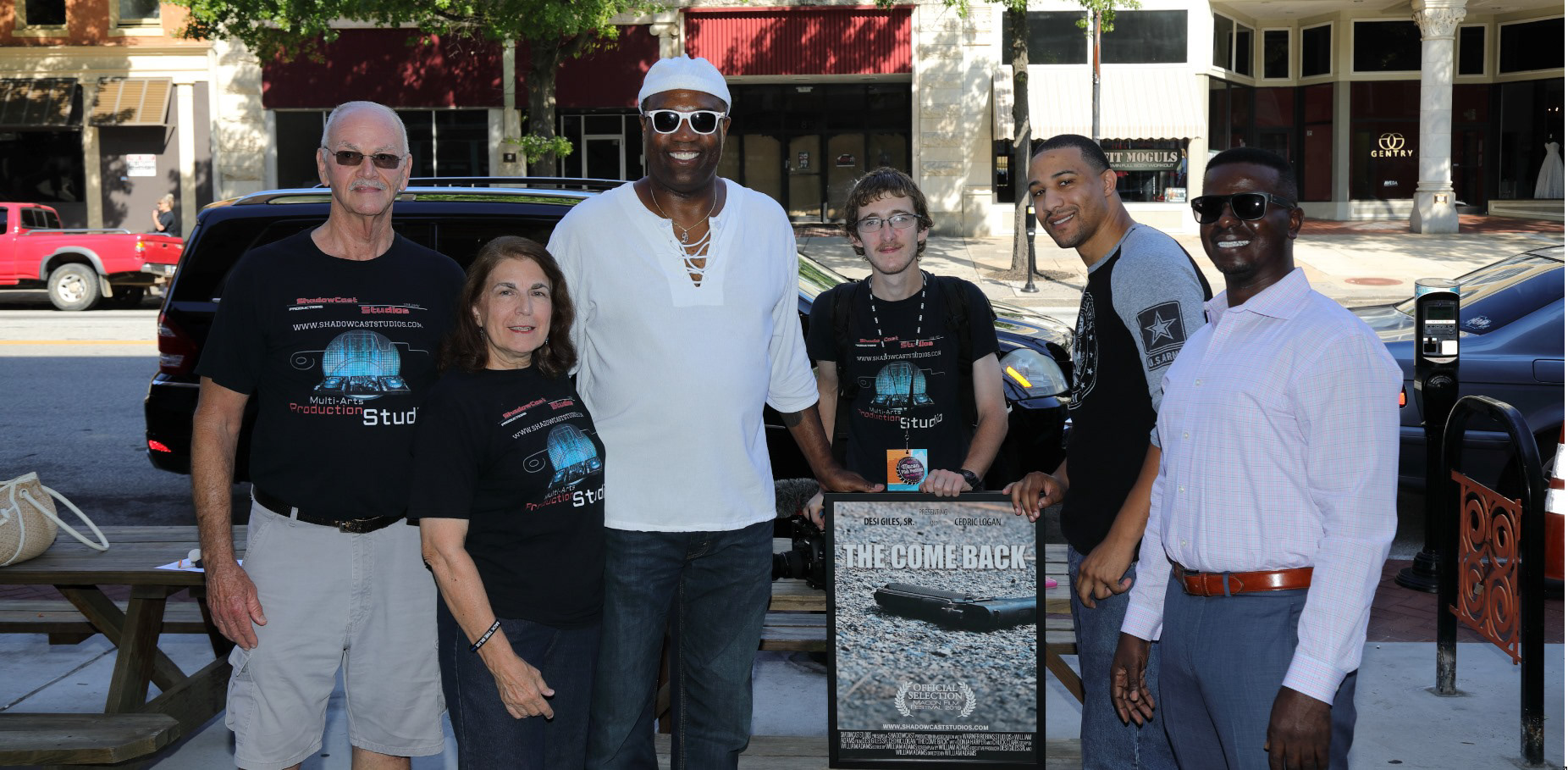 At the Macon Film Festival for a screening