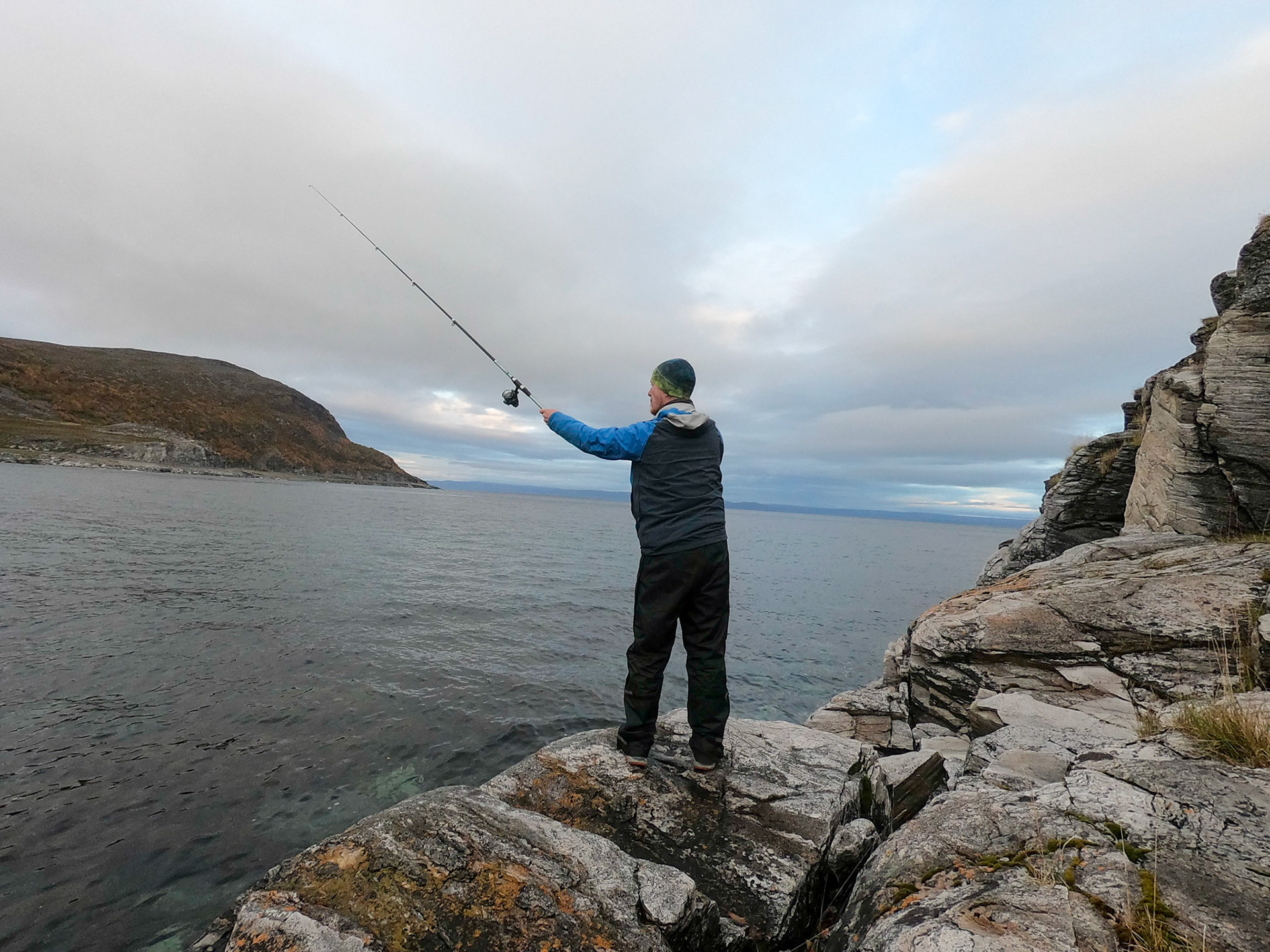 Dernière pêche dans la mer