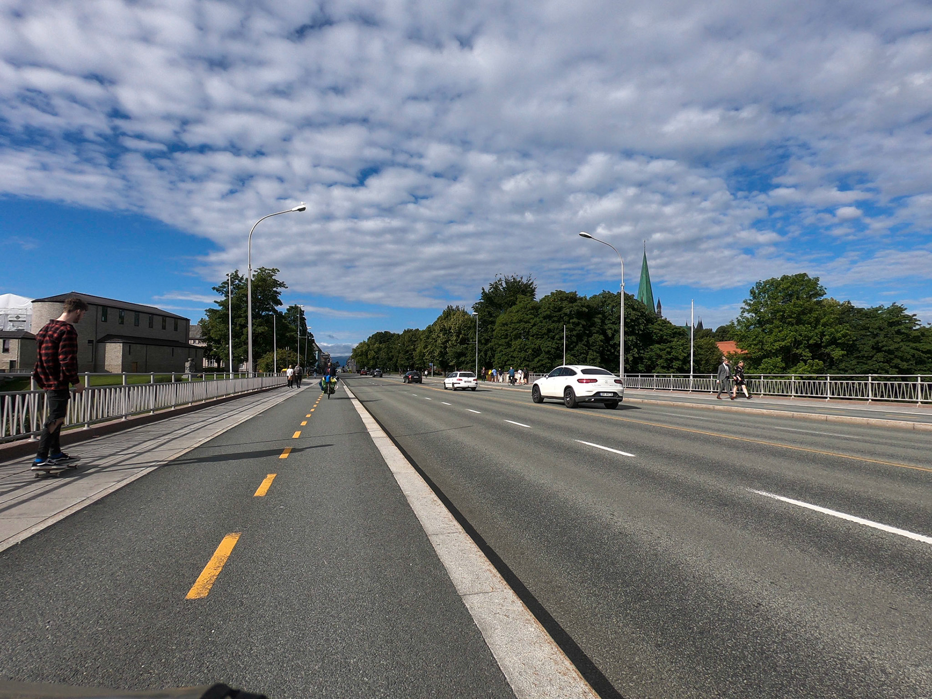 Trondheim et ses pistes cyclables