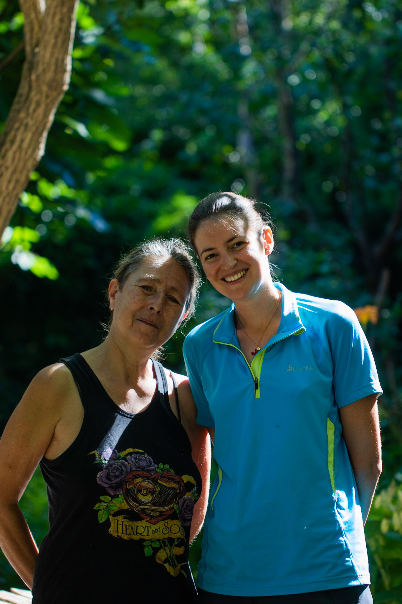 Petra et son beau jardin à Graz
