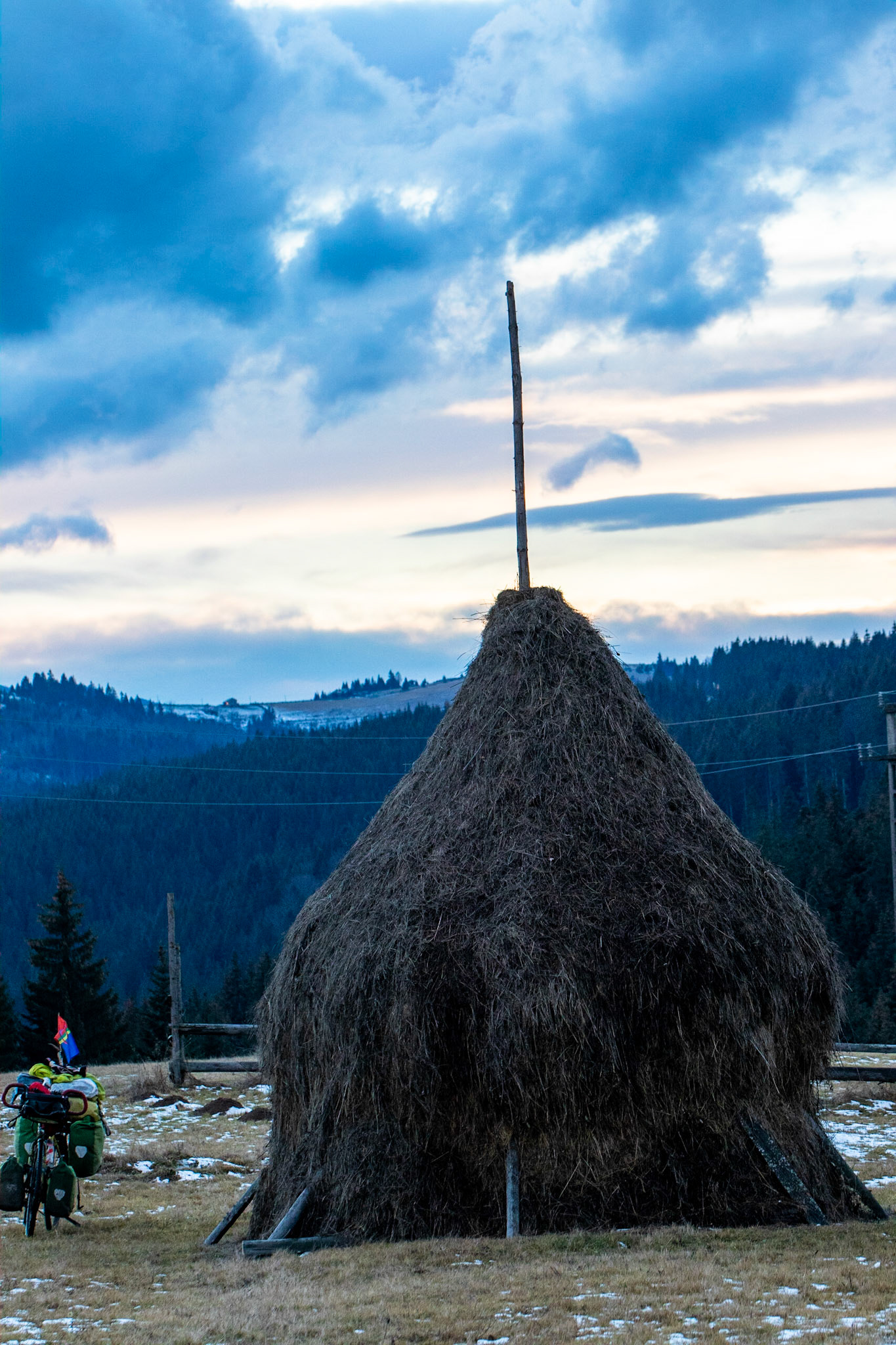 Botte de paille en Bucovine