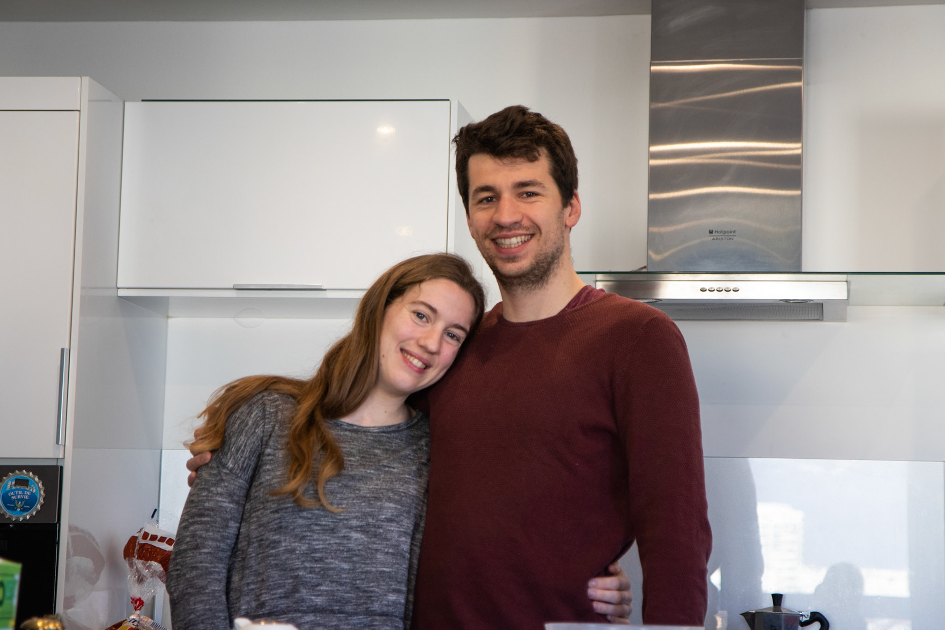 Anaëlle et Pierre-Yves, nos supers hôtes pour notre première nuit du voyage !