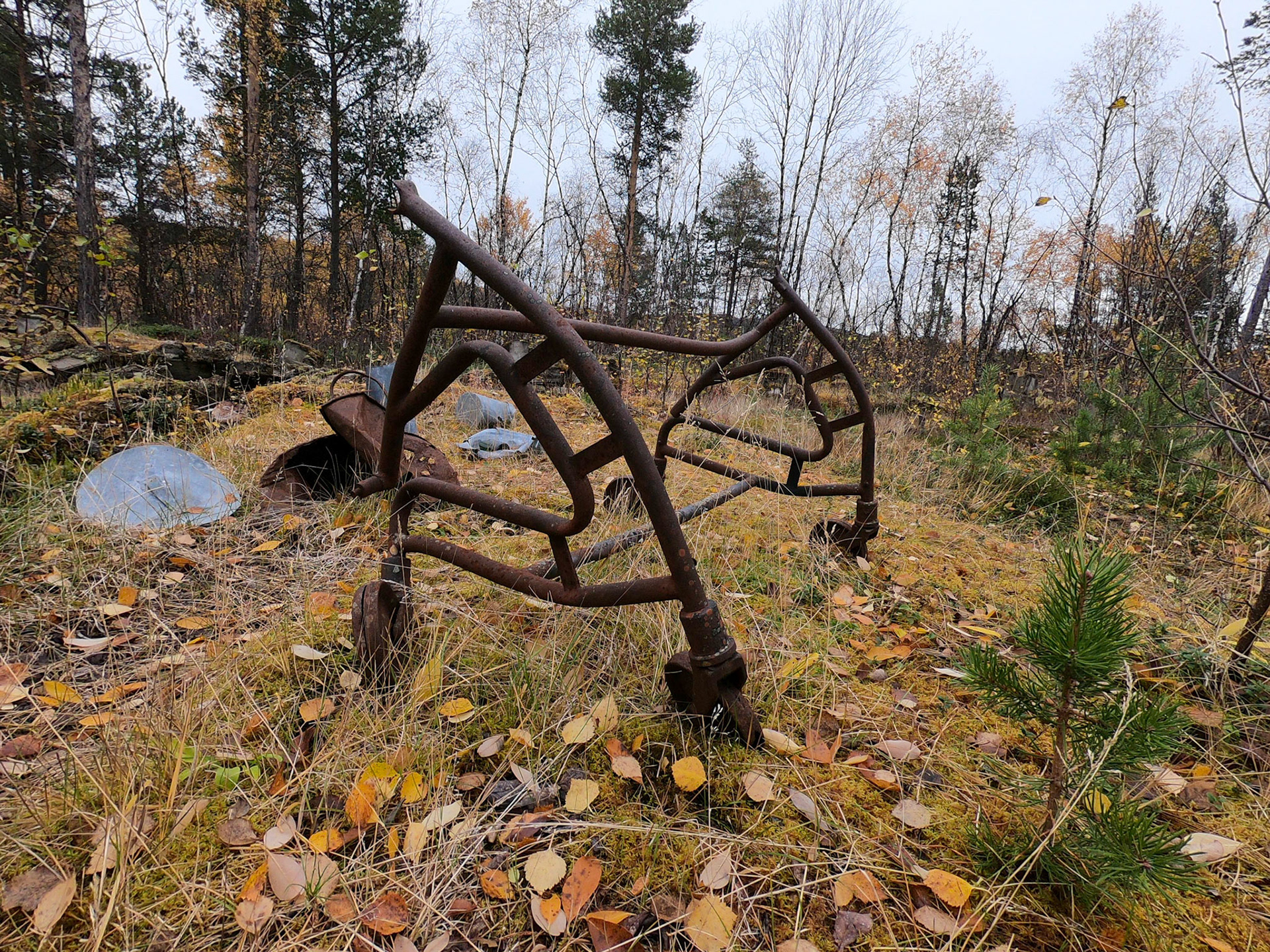 Vestige d'un hopital militaire de la 2° guerre mondiale