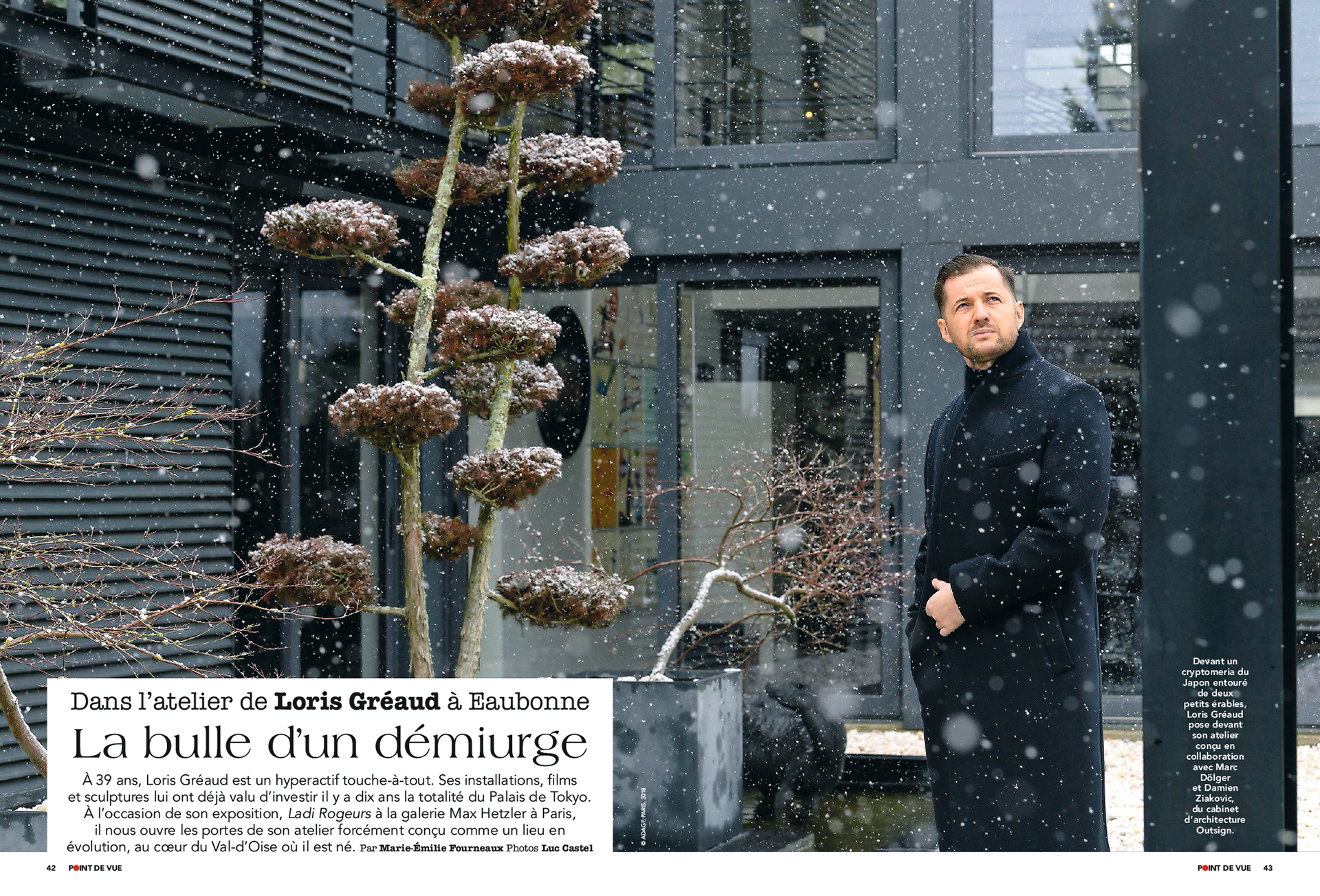 LORIS GRÉAUD. La bulle d'un démiurge | POINT DE VUE paru le 28/02/2018