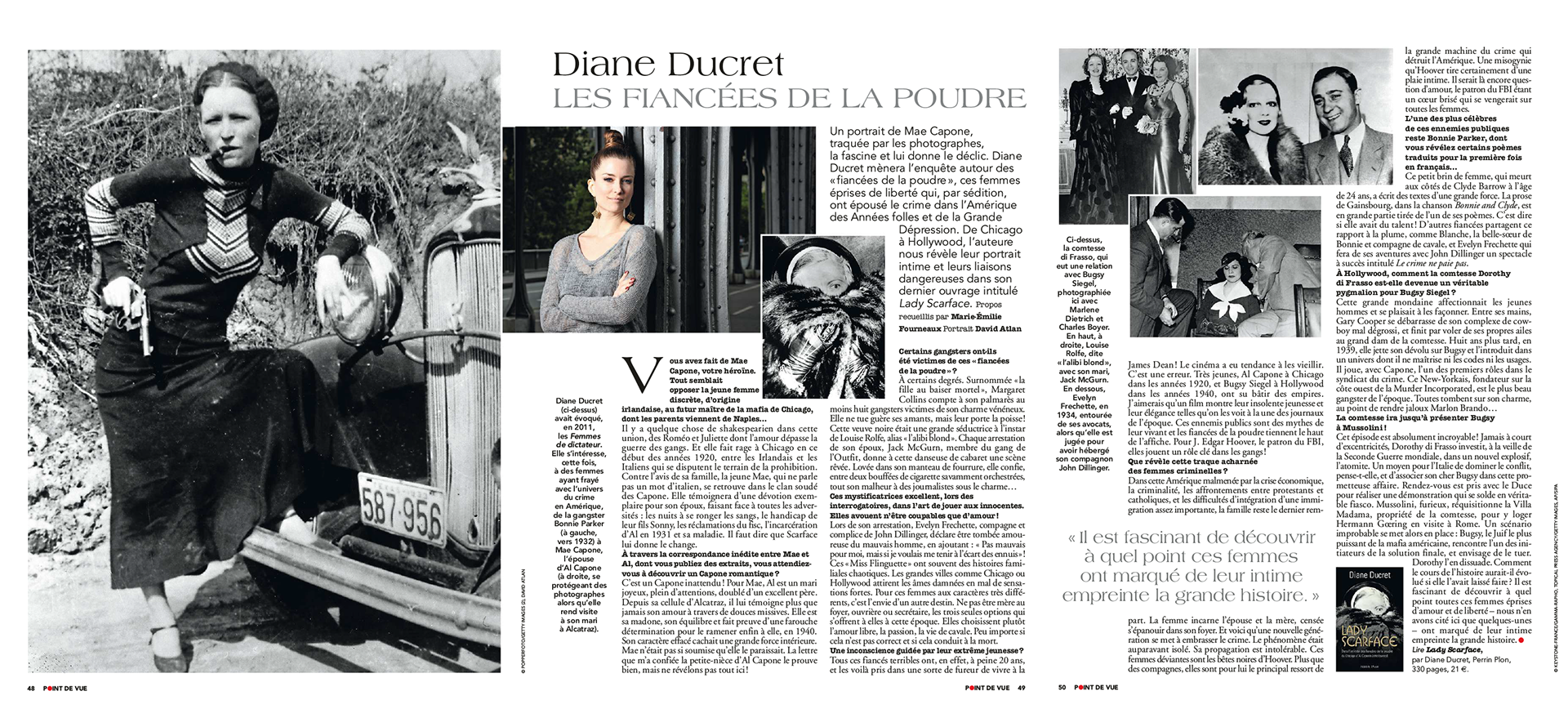 DIANE DUCRET. Les fiancées de la poudre | POINT DE VUE paru le 08/06/2016