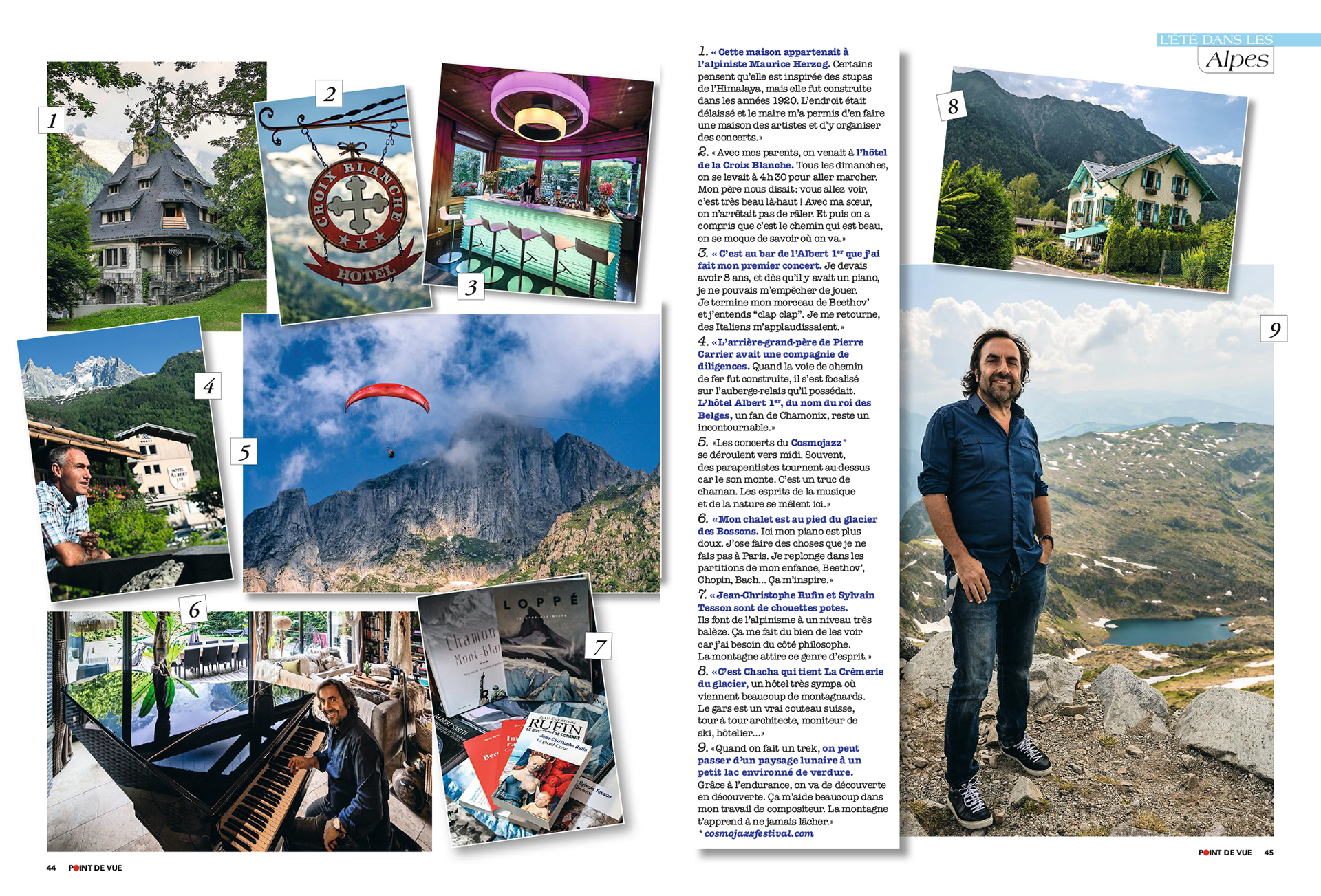 ANDRÉ MANOUKIAN. Le chaman de Chamonix | POINT DE VUE paru le 01/08/2018
