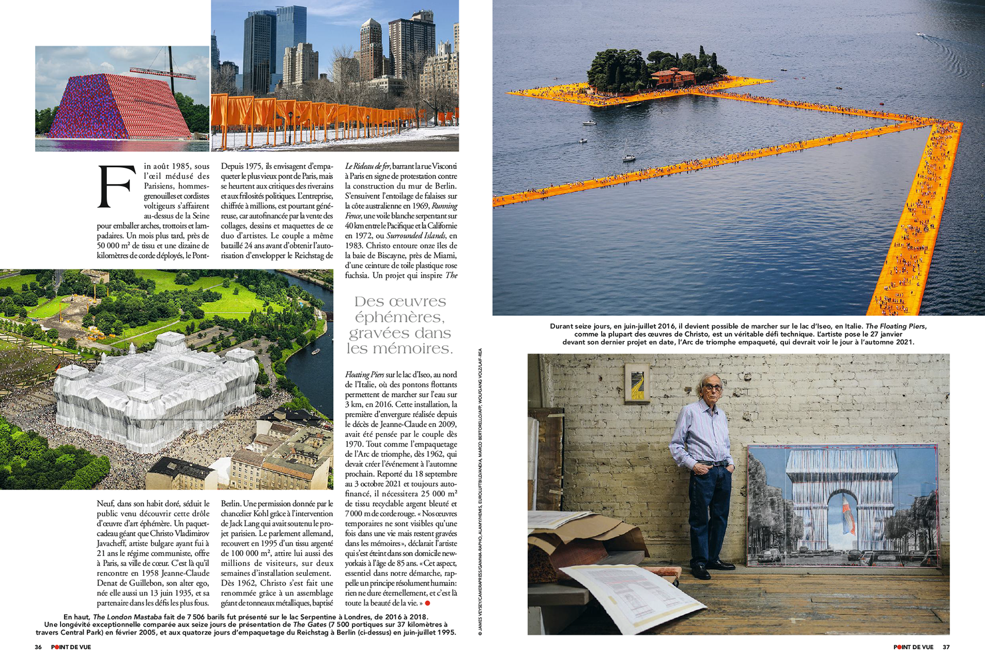 CHRISTO. Le maitre XXL | POINT DE VUE paru le 10/06/2020