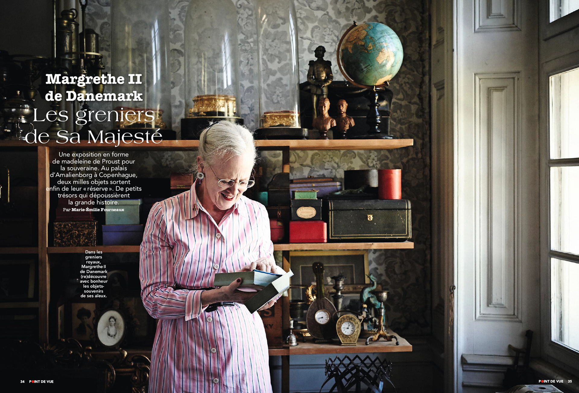 MARGRETHE II DE DANEMARK. Les greniers de sa majesté | POINT DE VUE paru le 21/09/2016