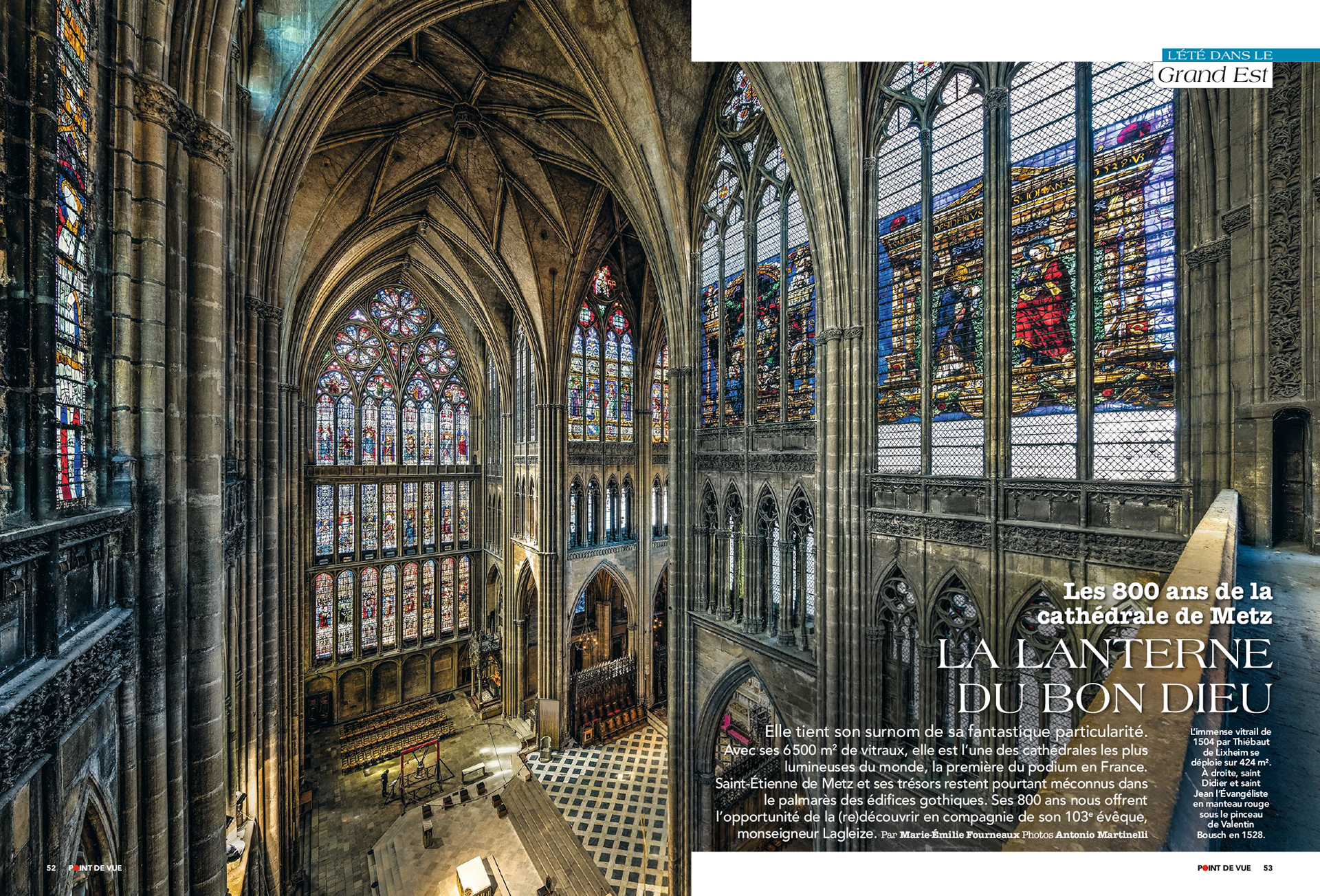800 ANS DE LA CATHÉDRALE DE METZ. La lanterne du bon dieu | POINT DE VUE paru le 29/07/2020