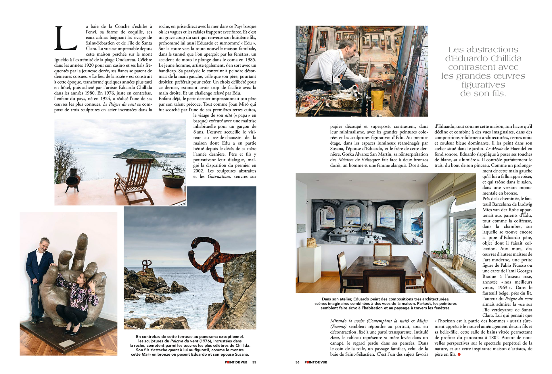 EDUARDO CHILIDA BELZUNCE. La baie pour horizon | POINT DE VUE paru le 31/10/2018