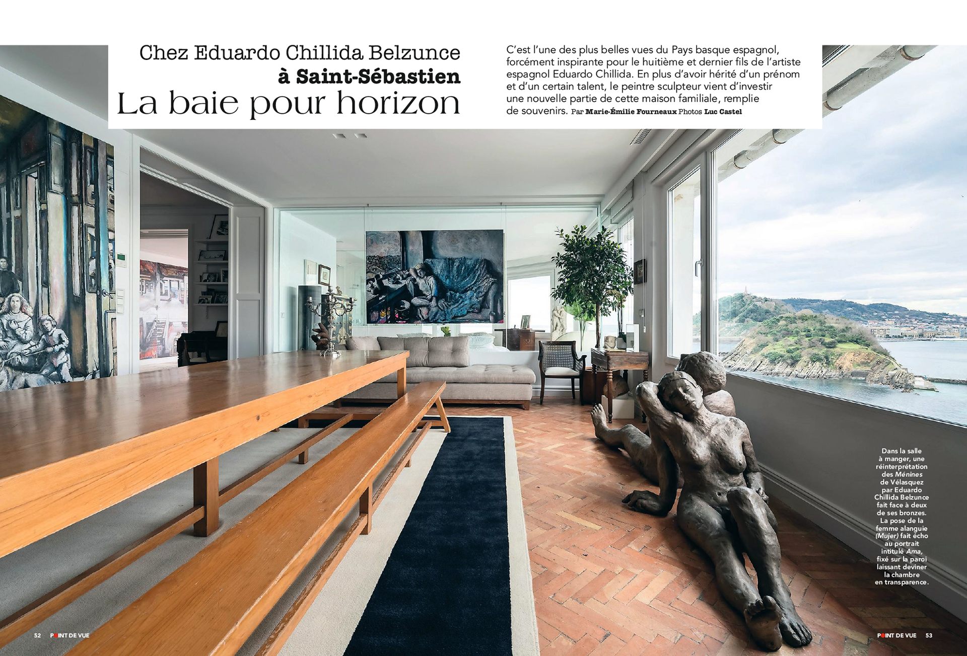 EDUARDO CHILIDA BELZUNCE. La baie pour horizon | POINT DE VUE paru le 31/10/2018