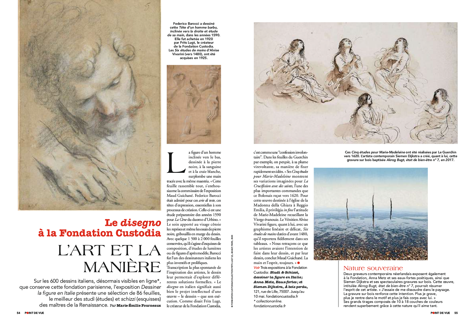 FONDATION CUSTODIA. l'art et la manière | POINT DE VUE paru le 15/01/2020
