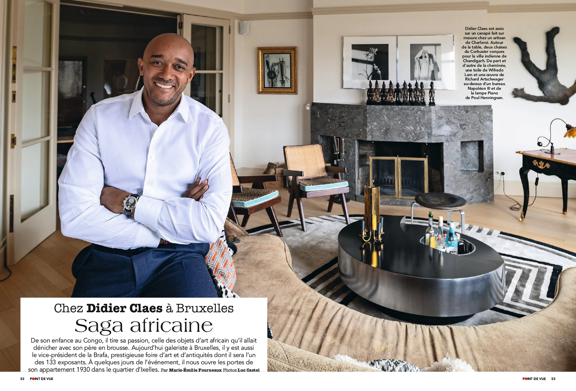 DIDIER CLAES. Saga africaine | POINT DE VUE paru le 16/01/2019