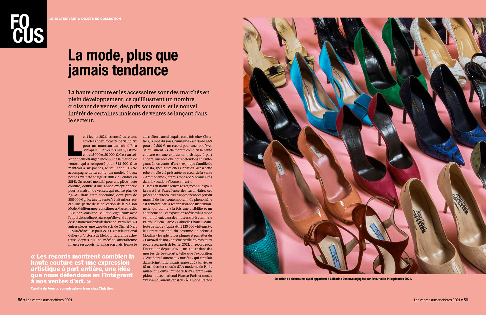 LES NOUVELLES TENDANCES DU MARCHÉ DE L'ART. La mode plus que jamais tendance | BEAUX-ARTS ÉDITIONS paru en juin 2022