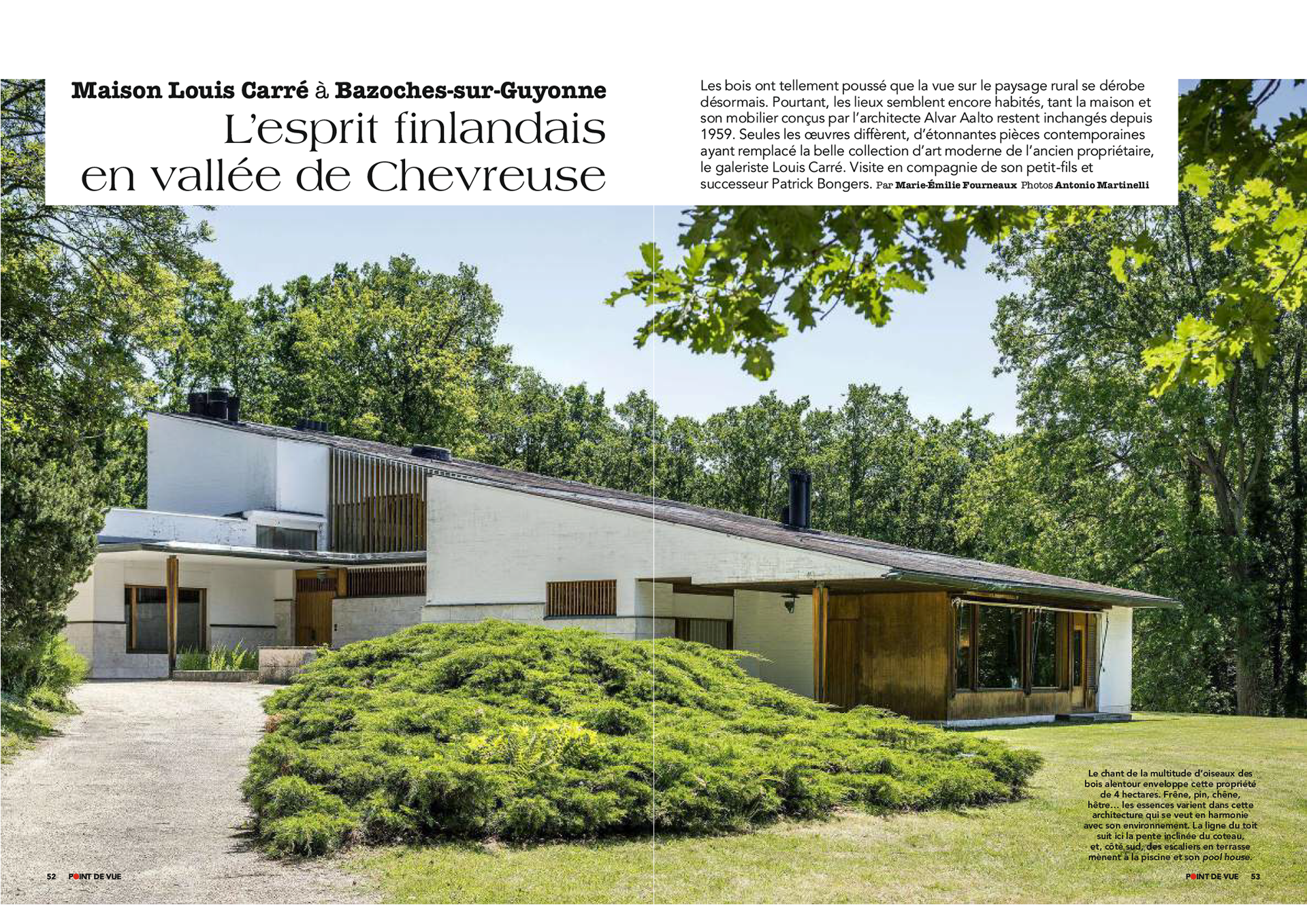 MAISON LOUIS CARRÉ. L'esprit finlandais en vallée de Chevreuse | POINT DE VUE paru le 08/07/2020