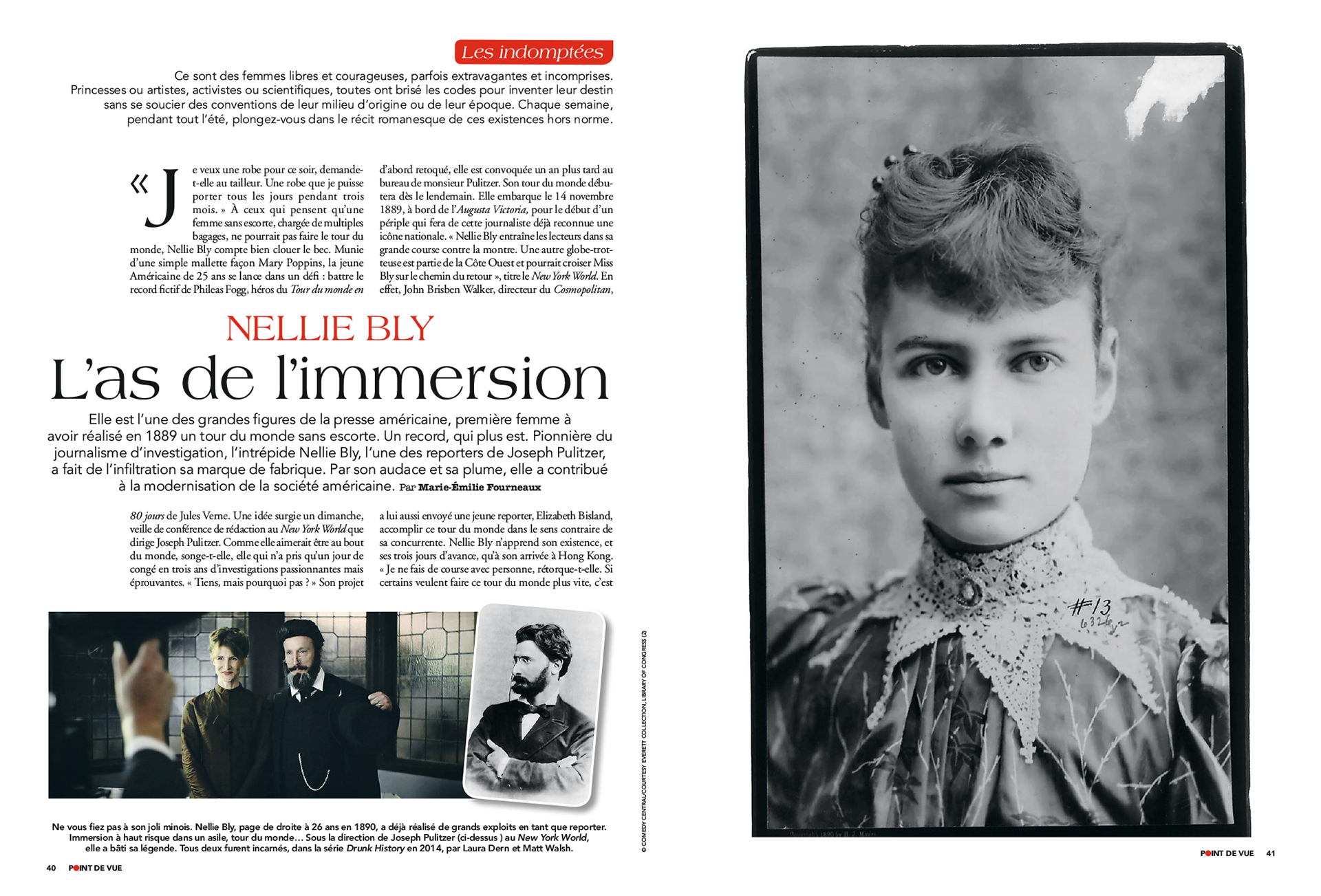 NELLIE BLY. L'as de l'immersion | POINT DE VUE paru le 19/08/2020