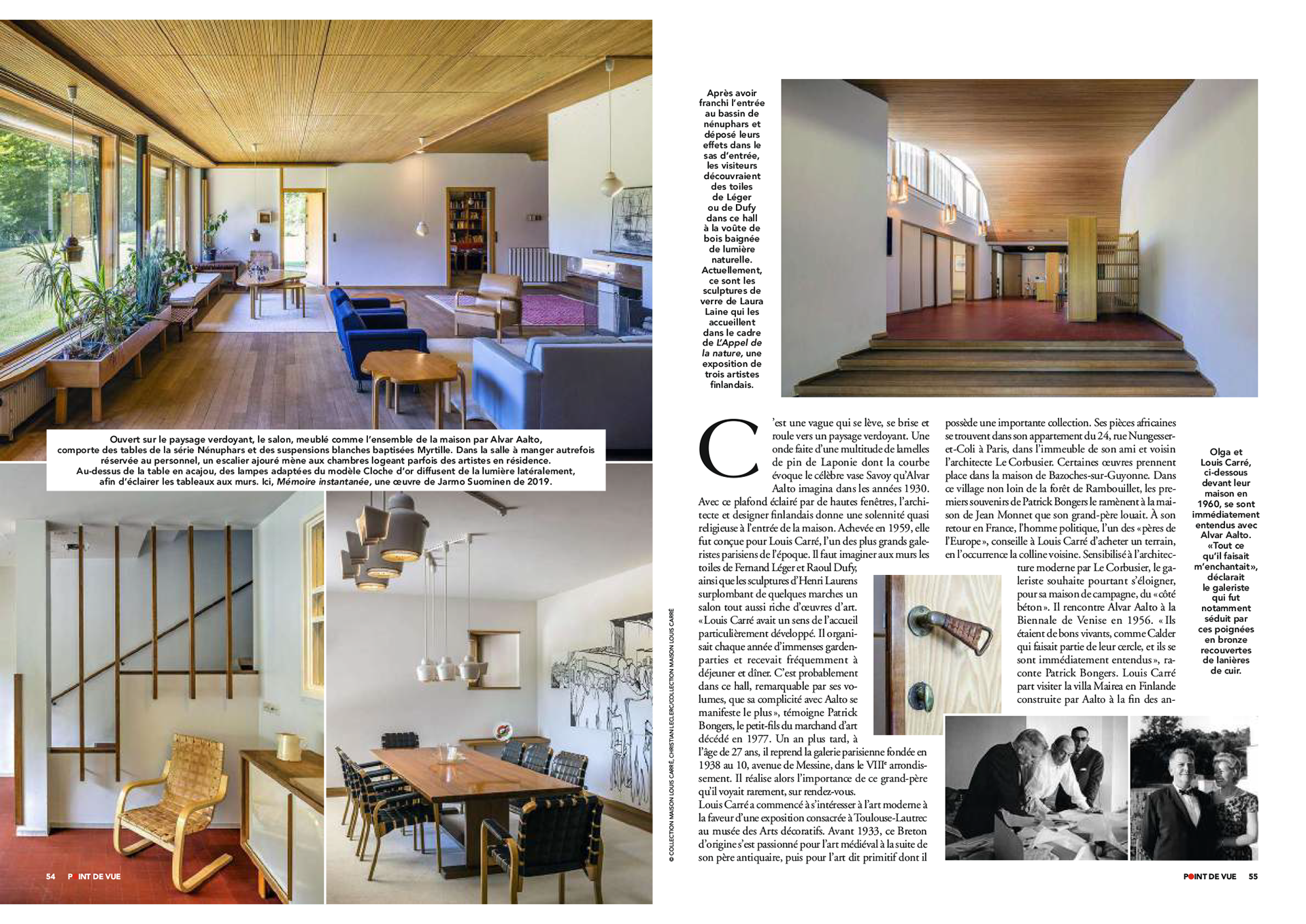 MAISON LOUIS CARRÉ. L'esprit finlandais en vallée de Chevreuse | POINT DE VUE paru le 08/07/2020