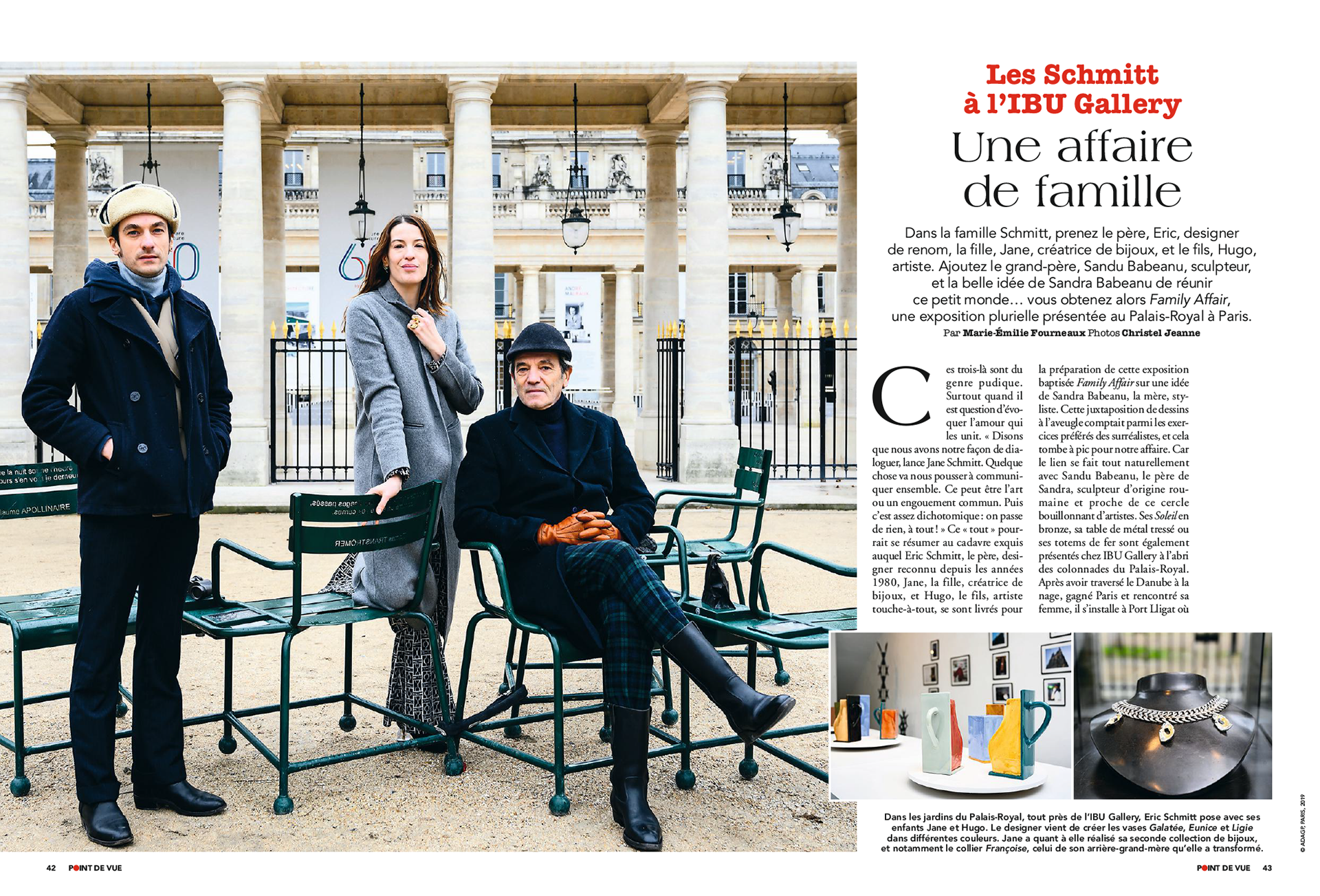 LES SCHMITT. Une affaire de famille | POINT DE VUE paru le 08/01/2020