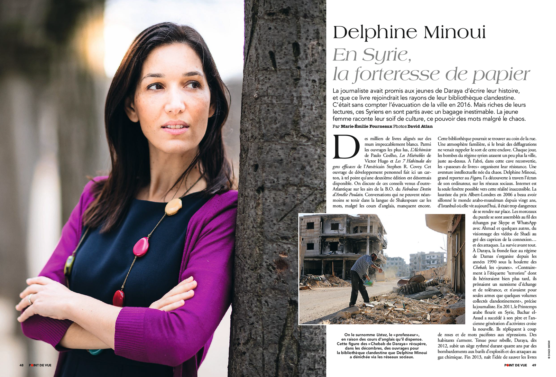 DELPHINE MINOUI. La forteresse de papier | POINT DE VUE paru le 07/02/2018