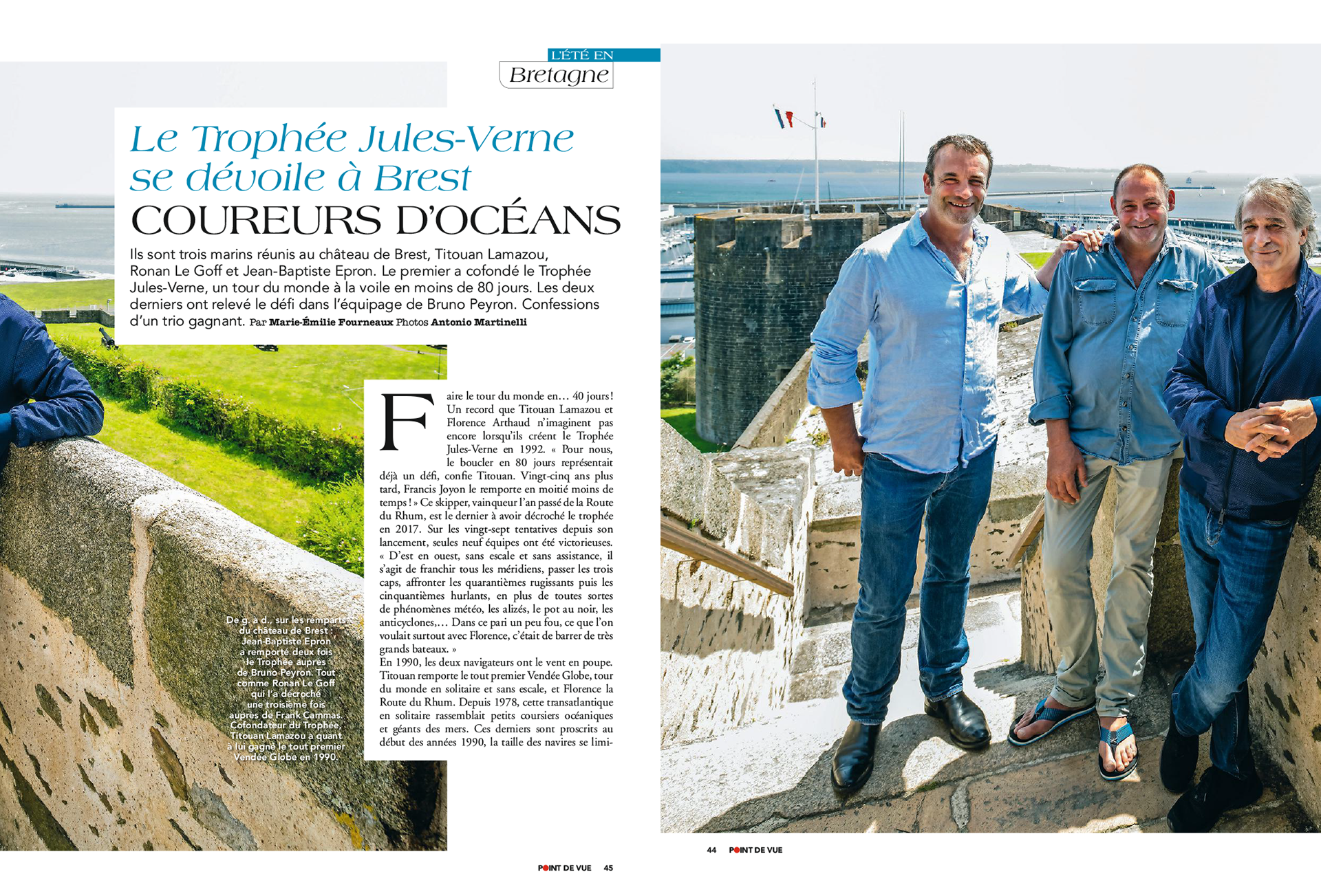 TROPHÉE JULES-VERNE. Coureurs d'océans | POINT DE VUE paru le 31/07/2017