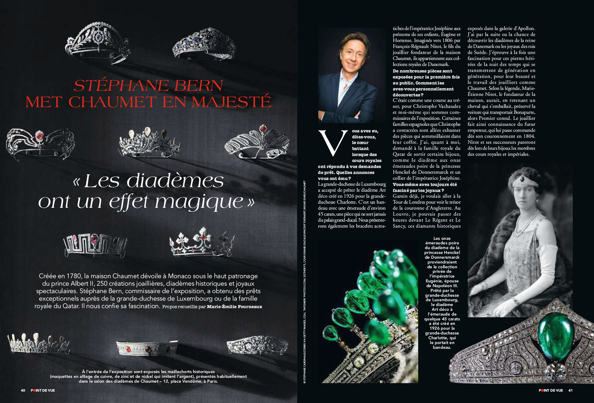 LES DIADÈMES CHAUMET. Exposition à Monaco | POINT DE VUE paru le 10/07/2019