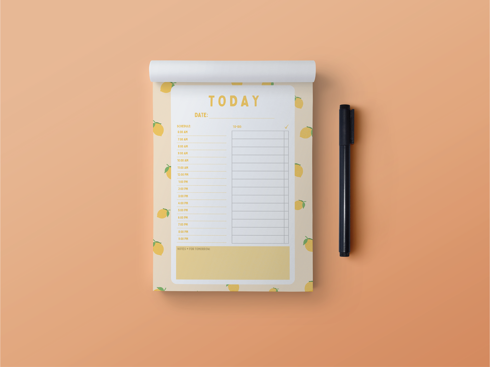 Colorful Summer Fruit Digital To-Do Lists