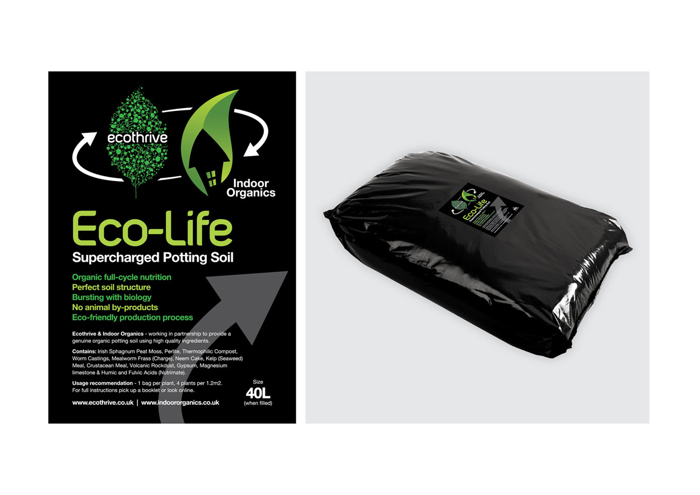 Eco-Life Soil label design