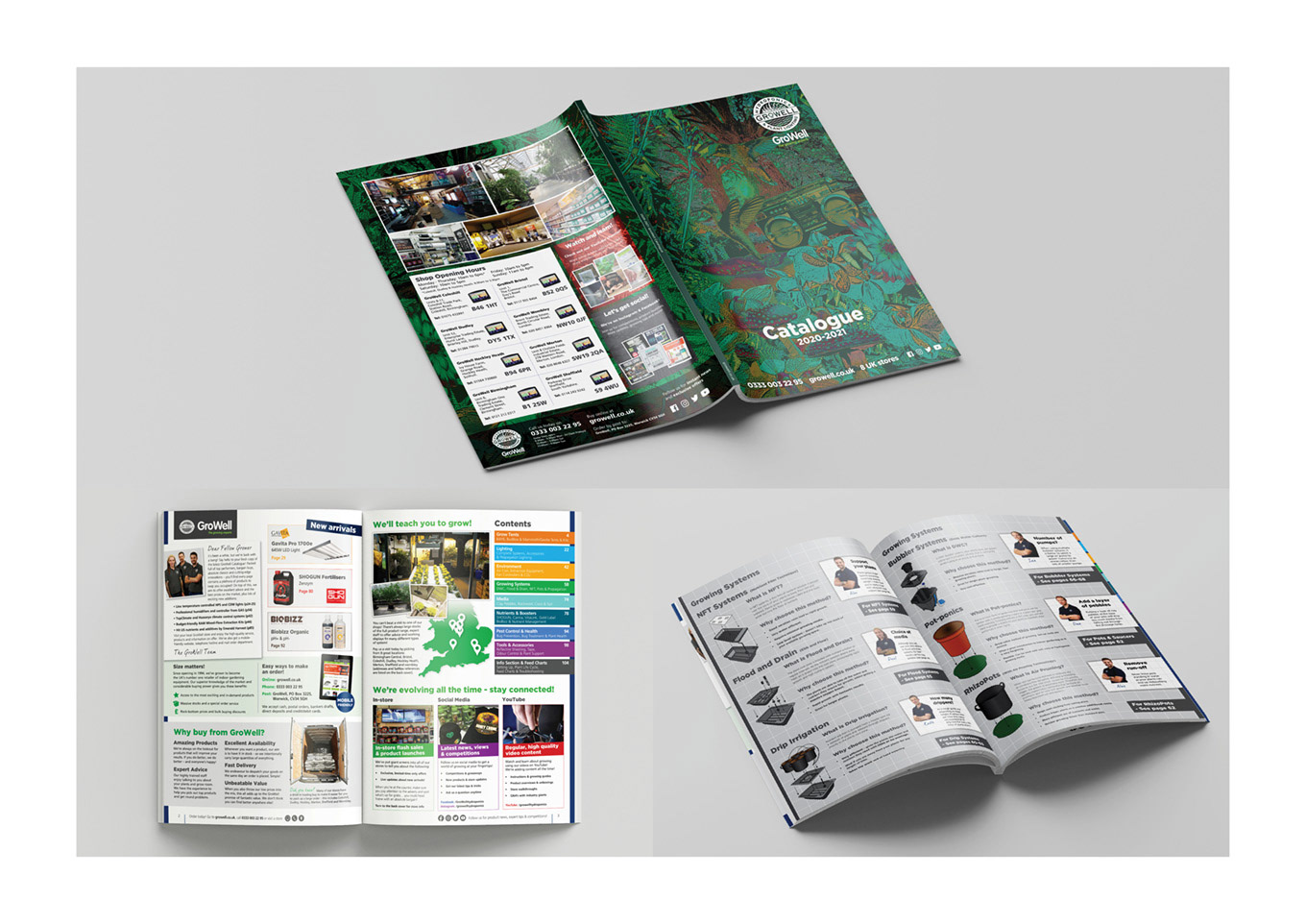 GroWell Horticulture catalogue spreads