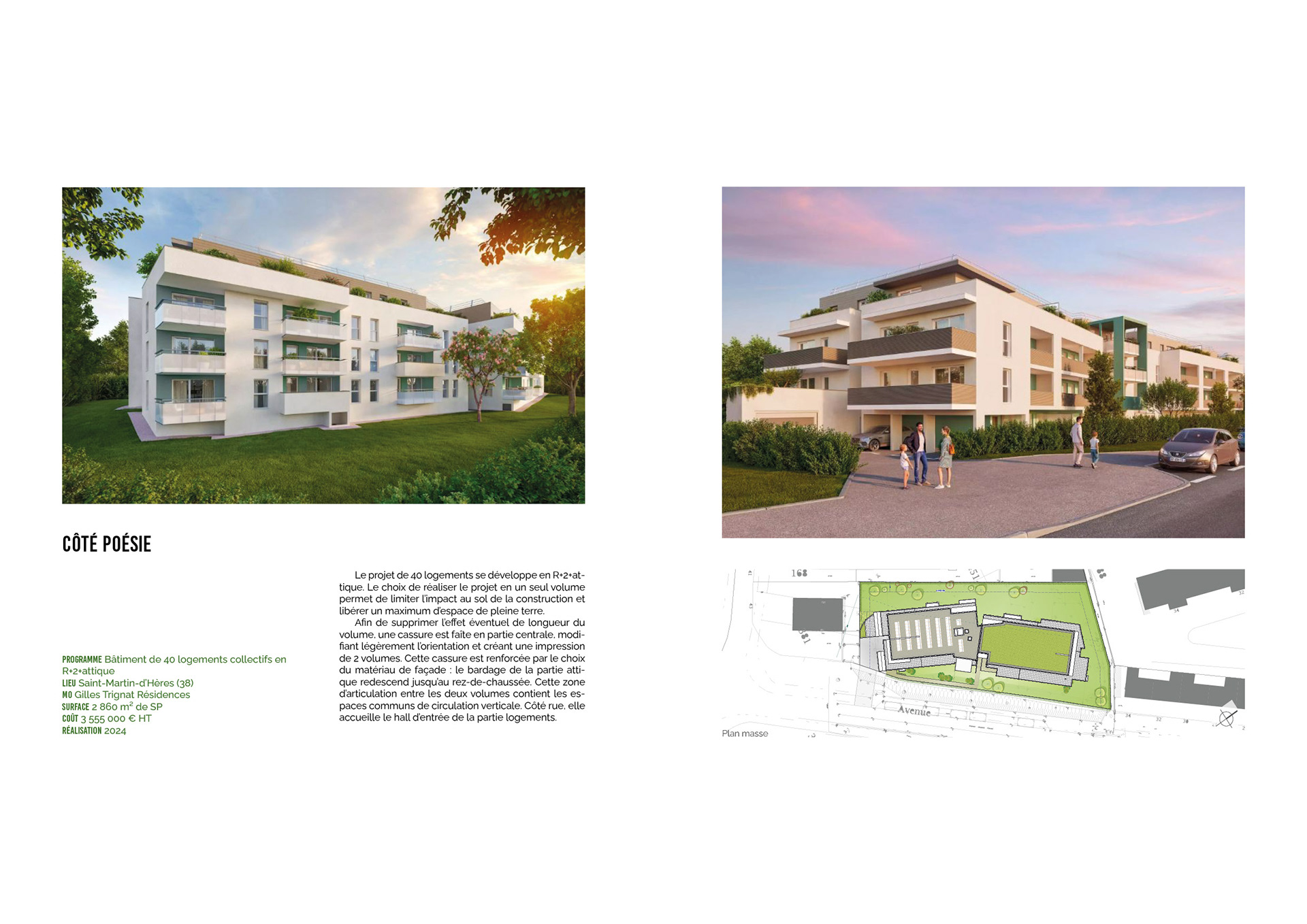 CÔTÉ POÉSIE | Gilles Trignat Résidences | Saint-Martin-d'Hères (38)