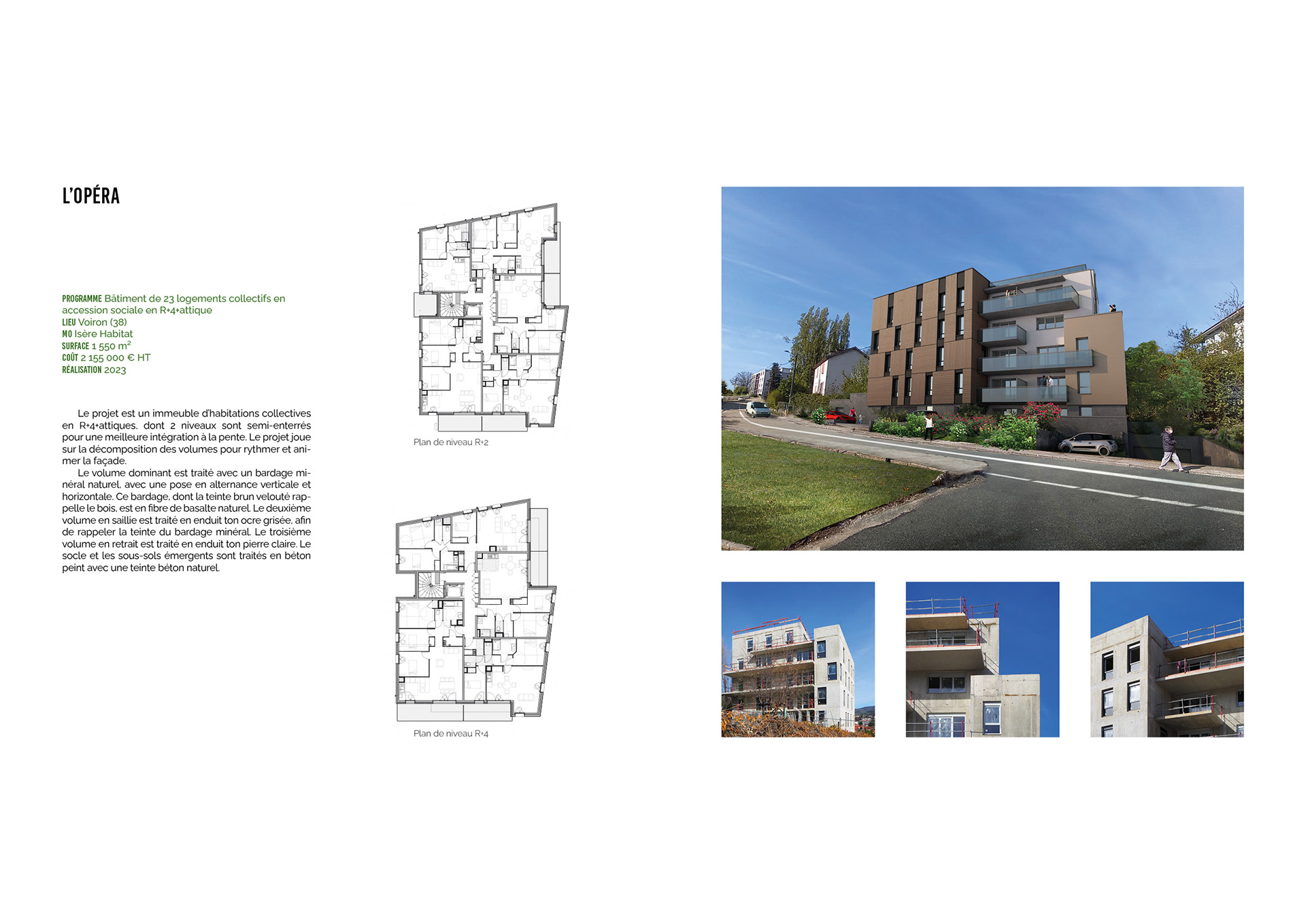 L'OPÉRA | Isère Habitat | Voiron (38)