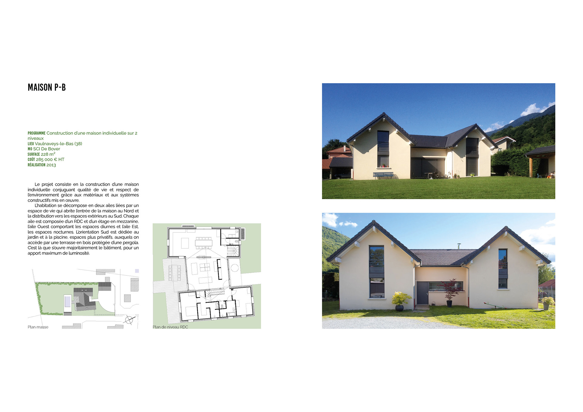 MAISON P-B | SCI de Boyer | Vaulnaveys-le-Bas (38)