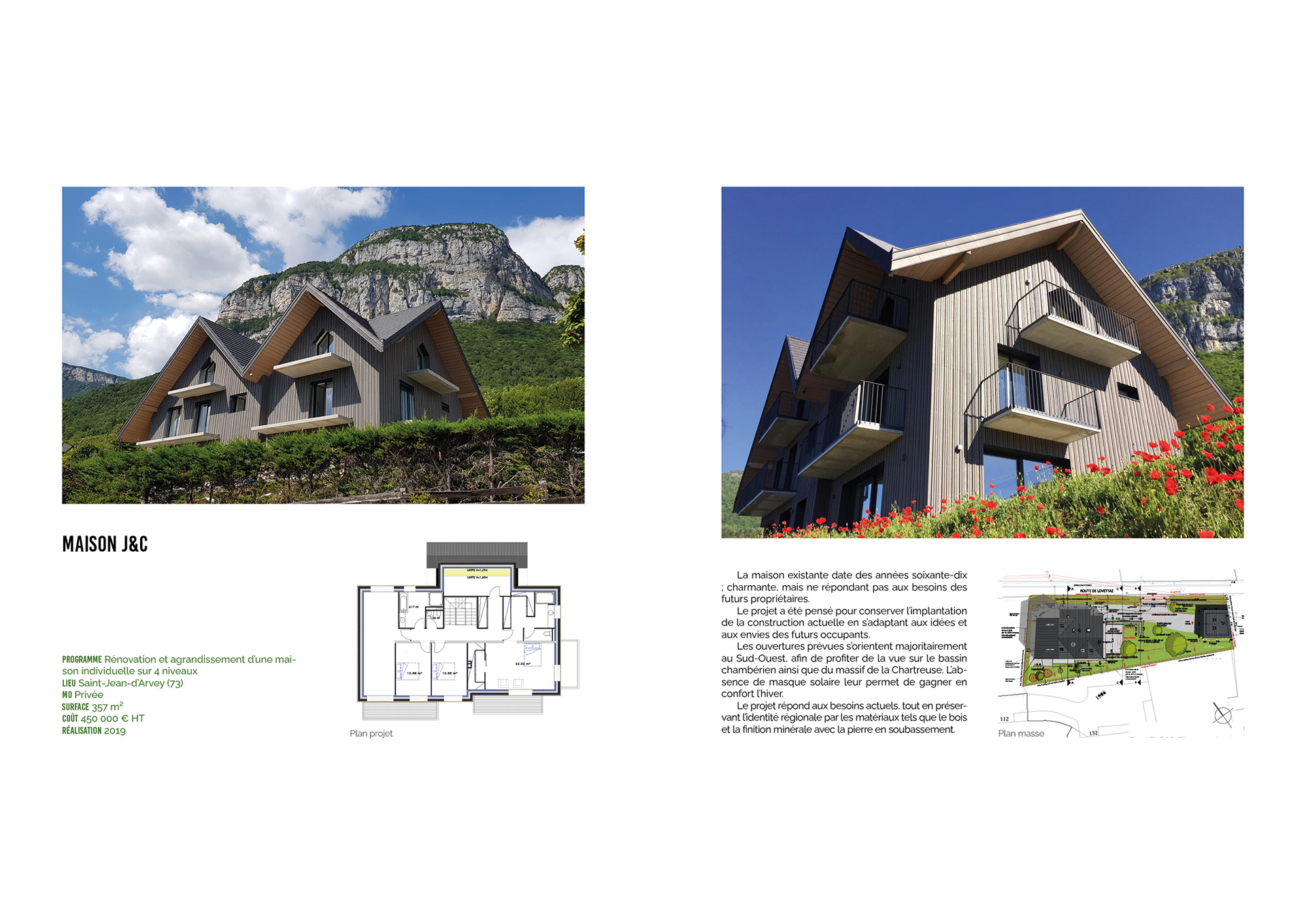 MAISON J&C | MO Privée | Saint-Jean-d'Arvey (73)