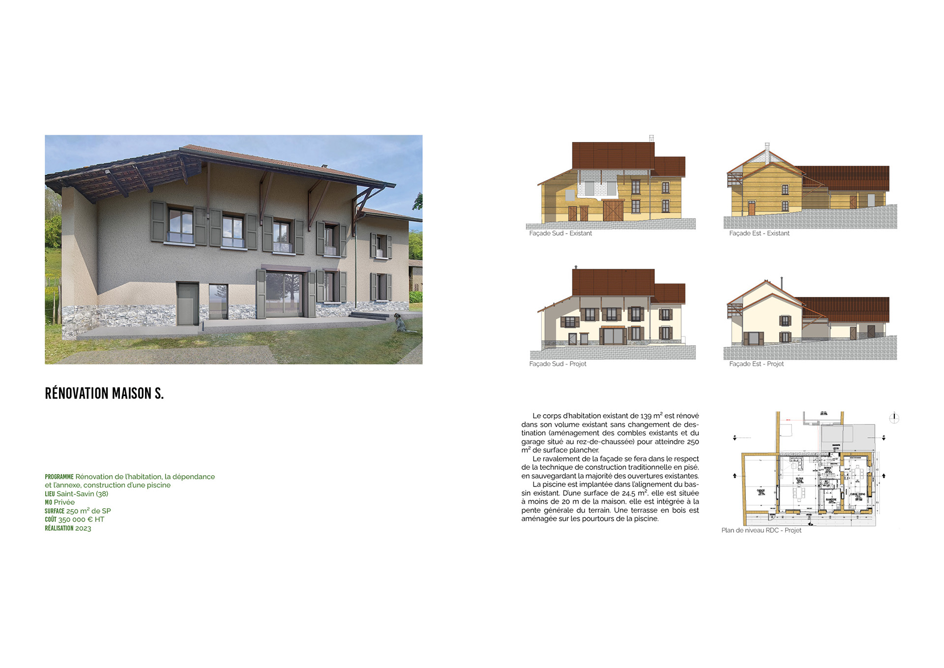 RÉNOVATION MAISON S. | MO Privée | Saint-Savin (38)