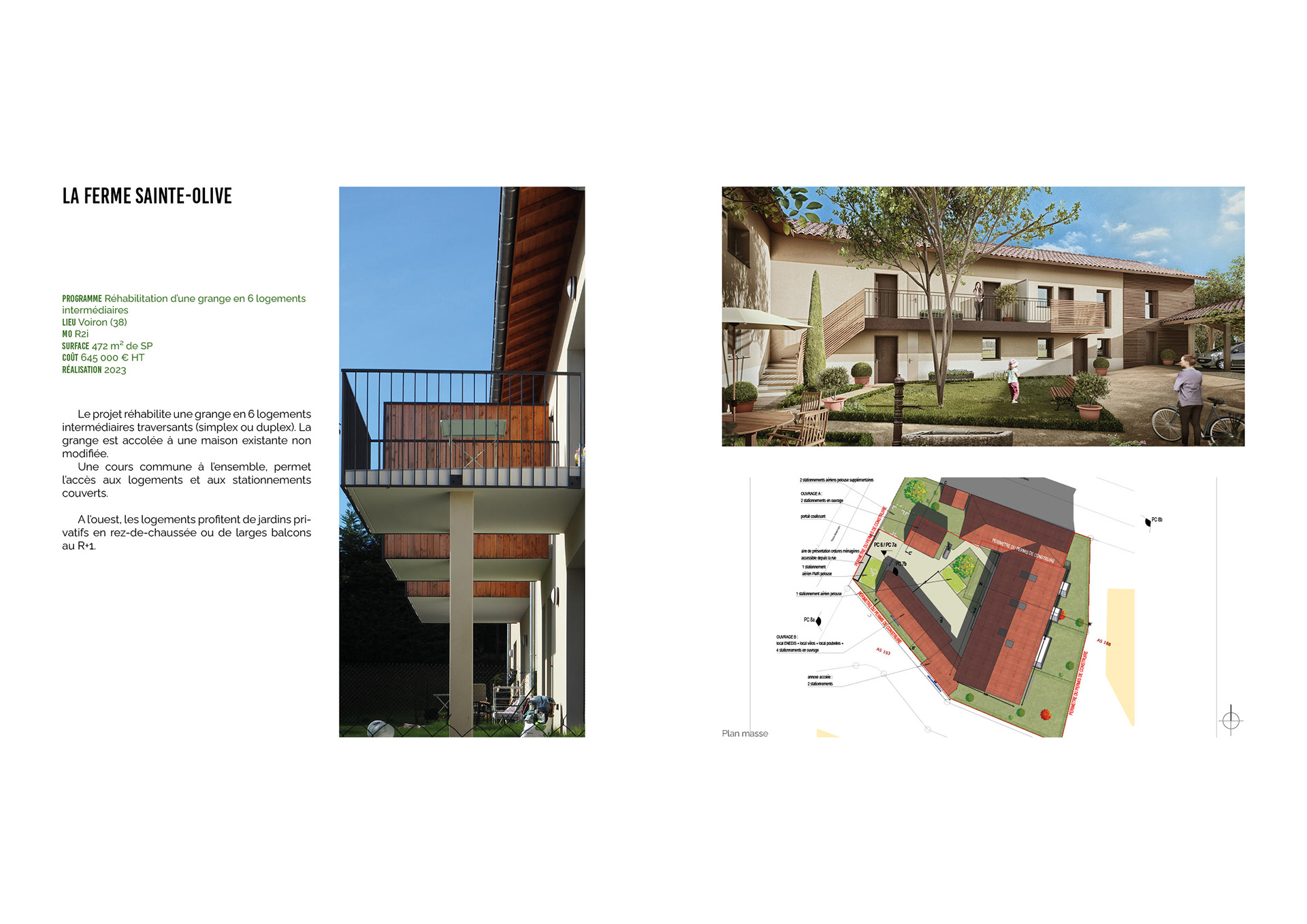 LA FERME SAINTE-OLIVE | R2i | Voiron (38)