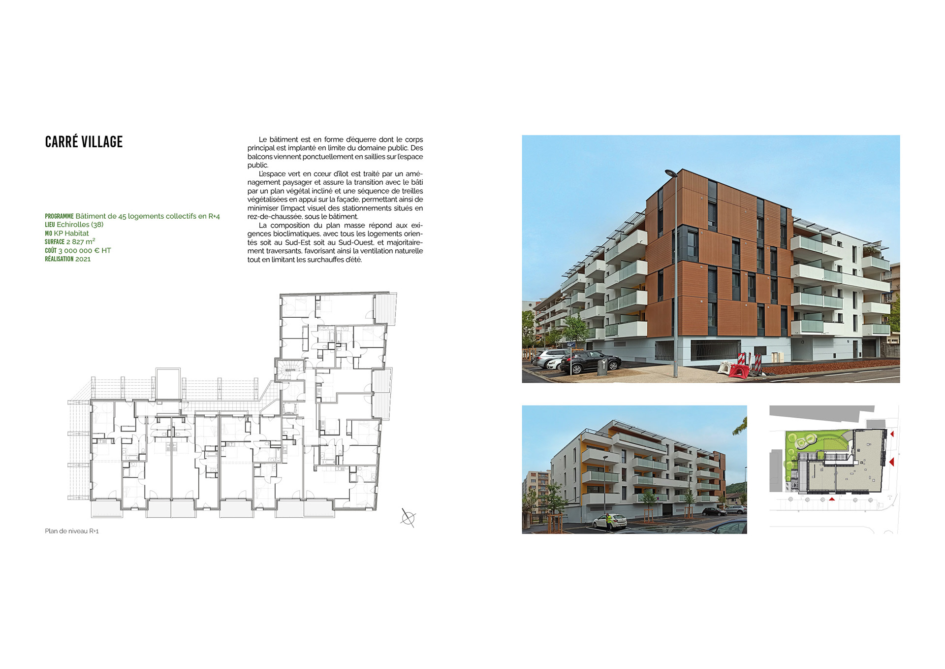 CARRÉ VILLAGE | KP Habitat | Échirolles (38)