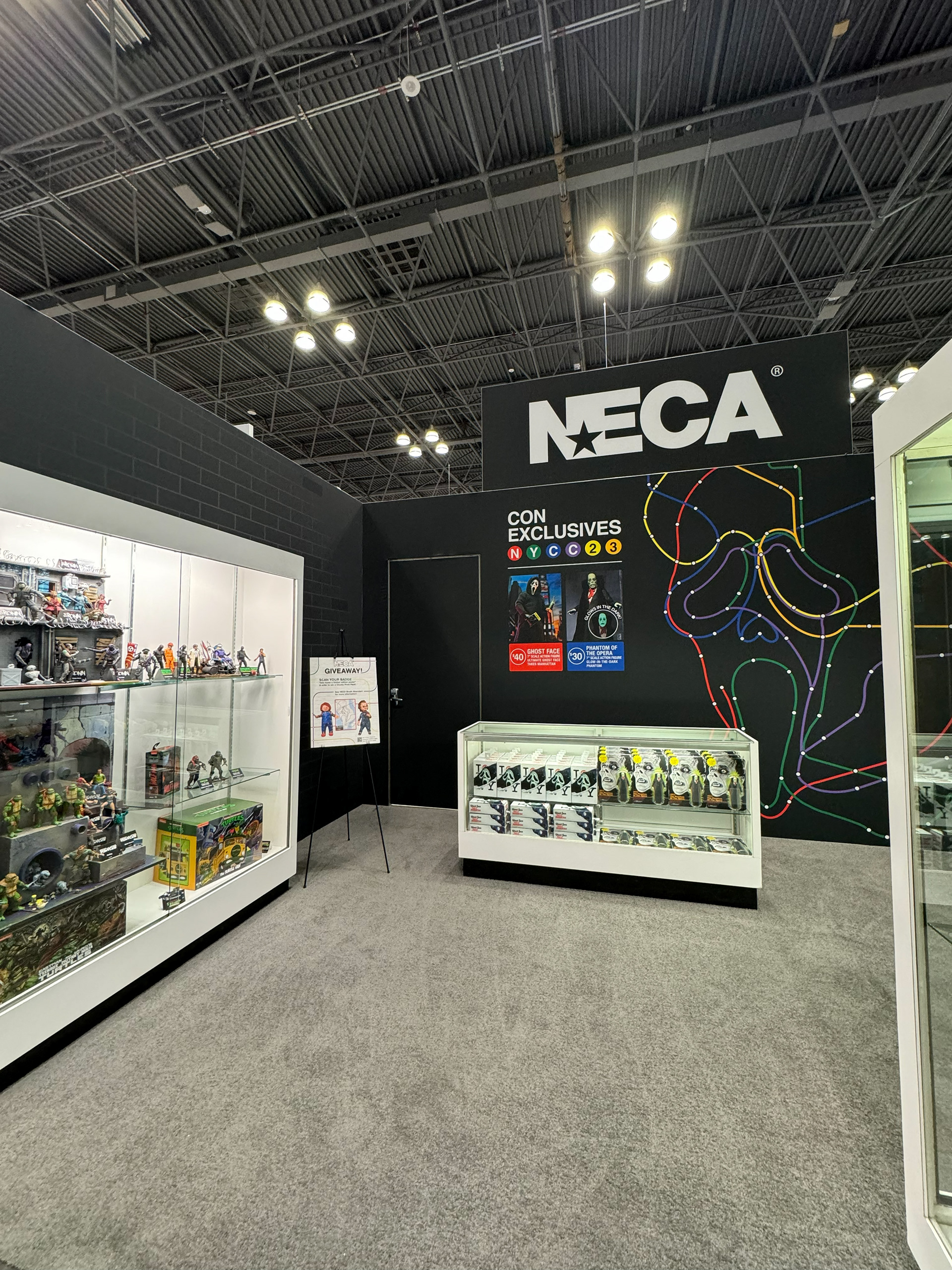 NECA San Diego Comic Con Booth Graphics