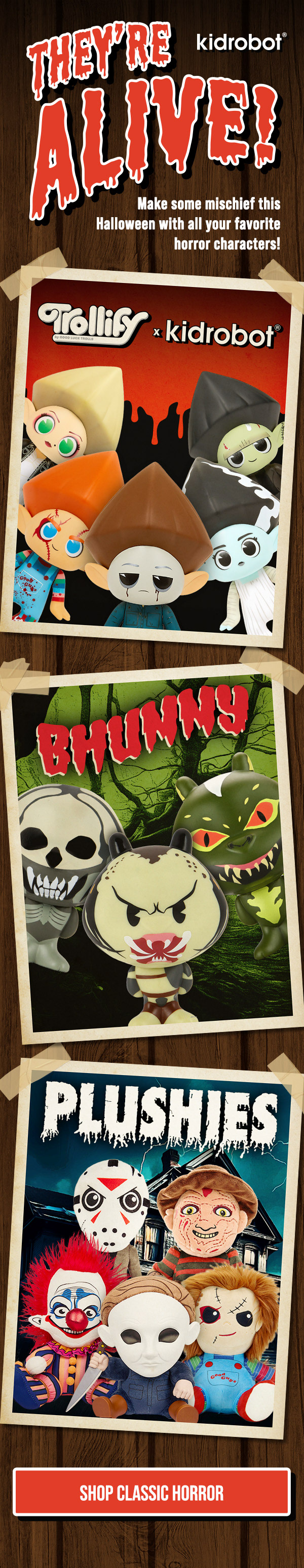 Kidrobot Halloween Email